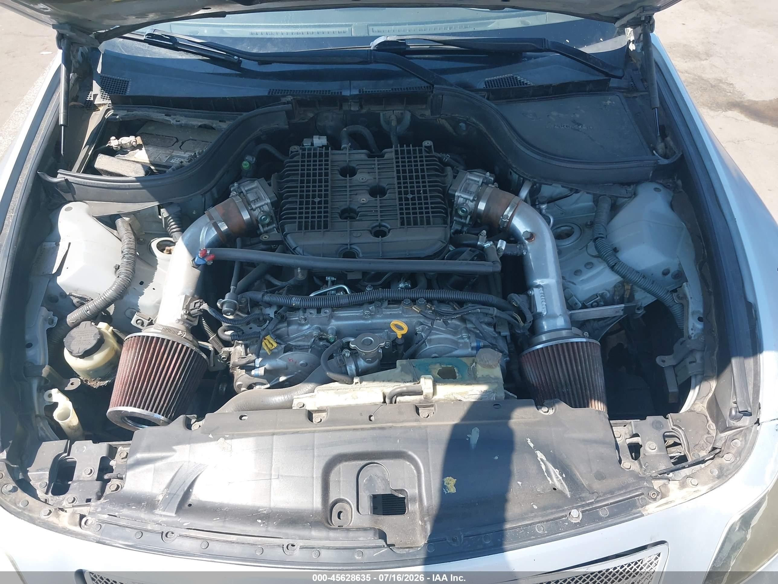 2007 Infiniti G35 Journey Silver vin: JNKBV61E27M728816