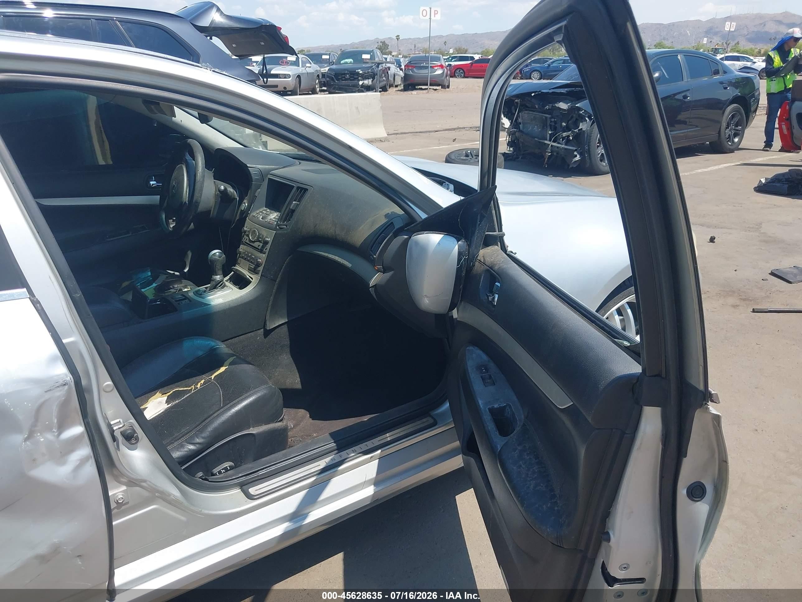 2007 Infiniti G35 Journey Silver vin: JNKBV61E27M728816