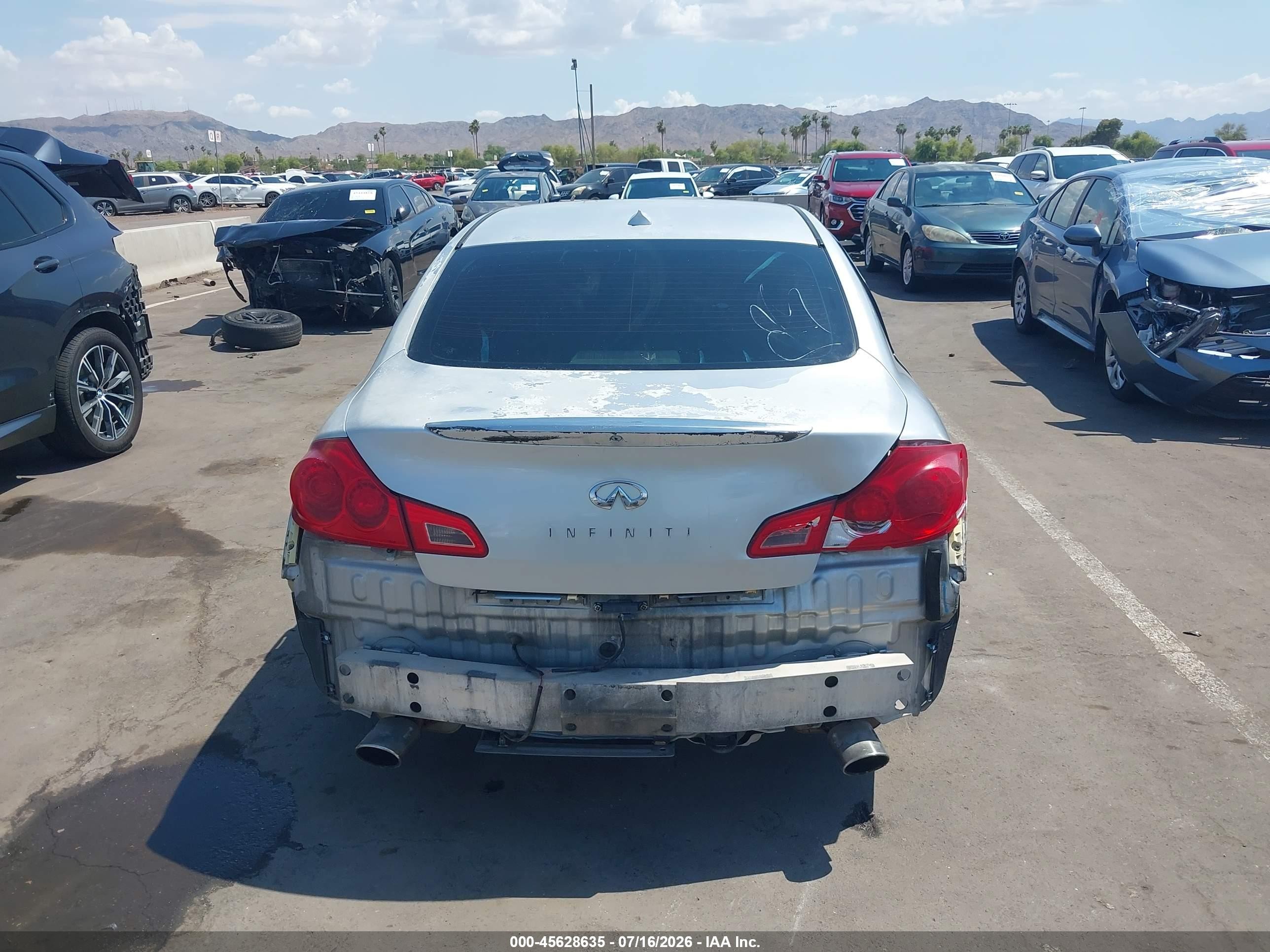 2007 Infiniti G35 Journey Silver vin: JNKBV61E27M728816