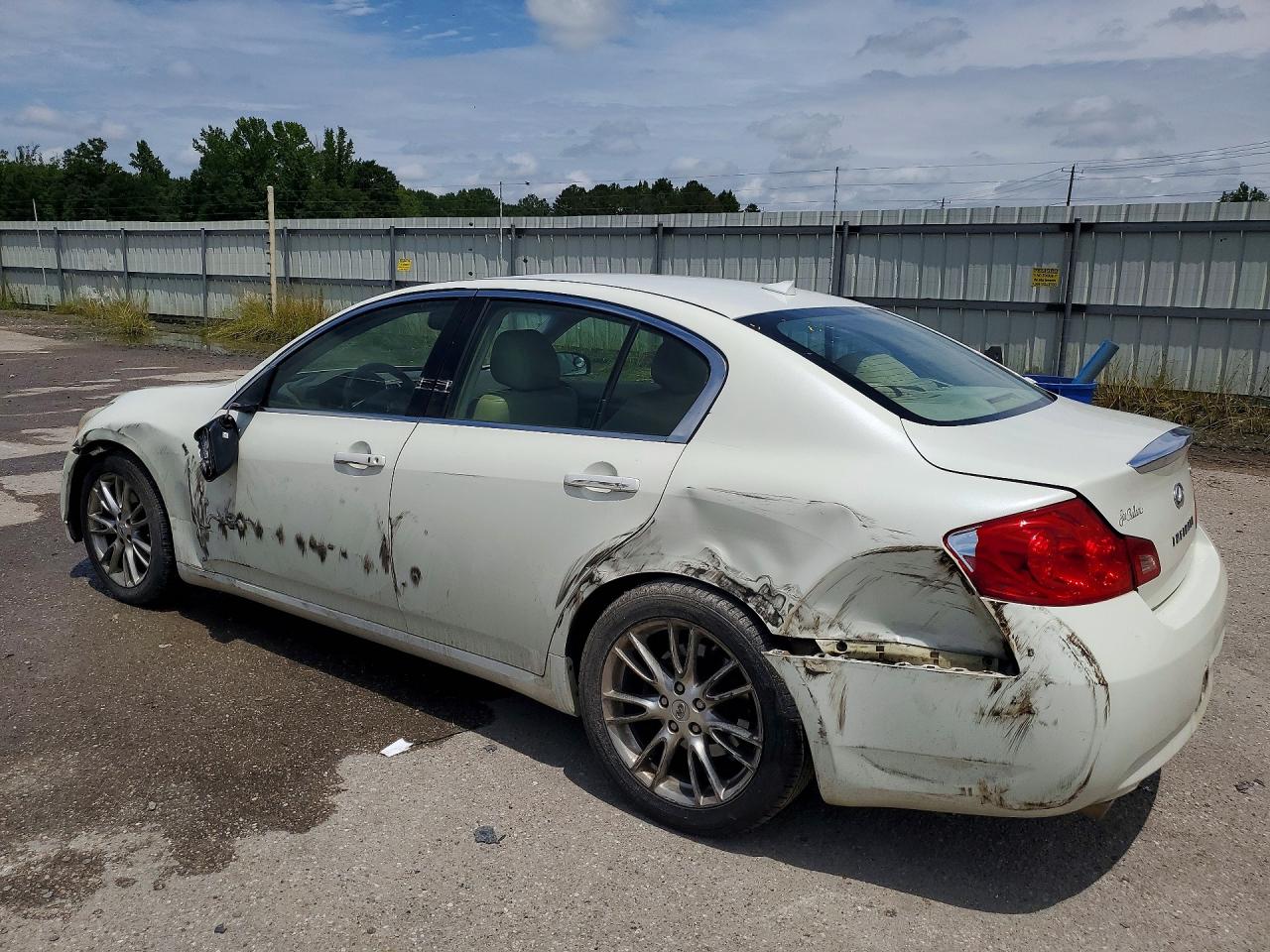 2008 Infiniti G35 Base White vin: JNKBV61E28M201411