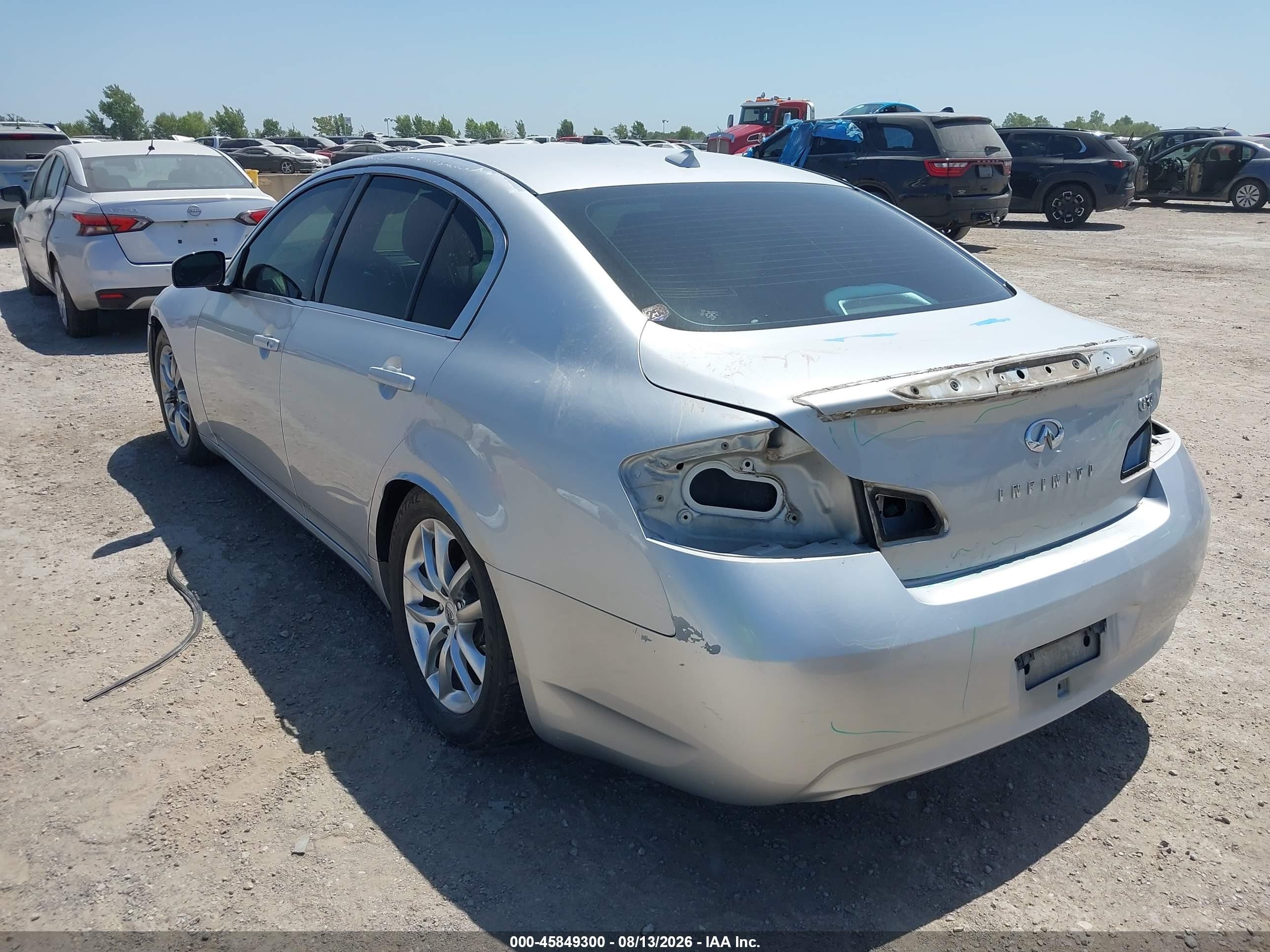 2008 Infiniti G35 Journey Silver vin: JNKBV61E28M202932