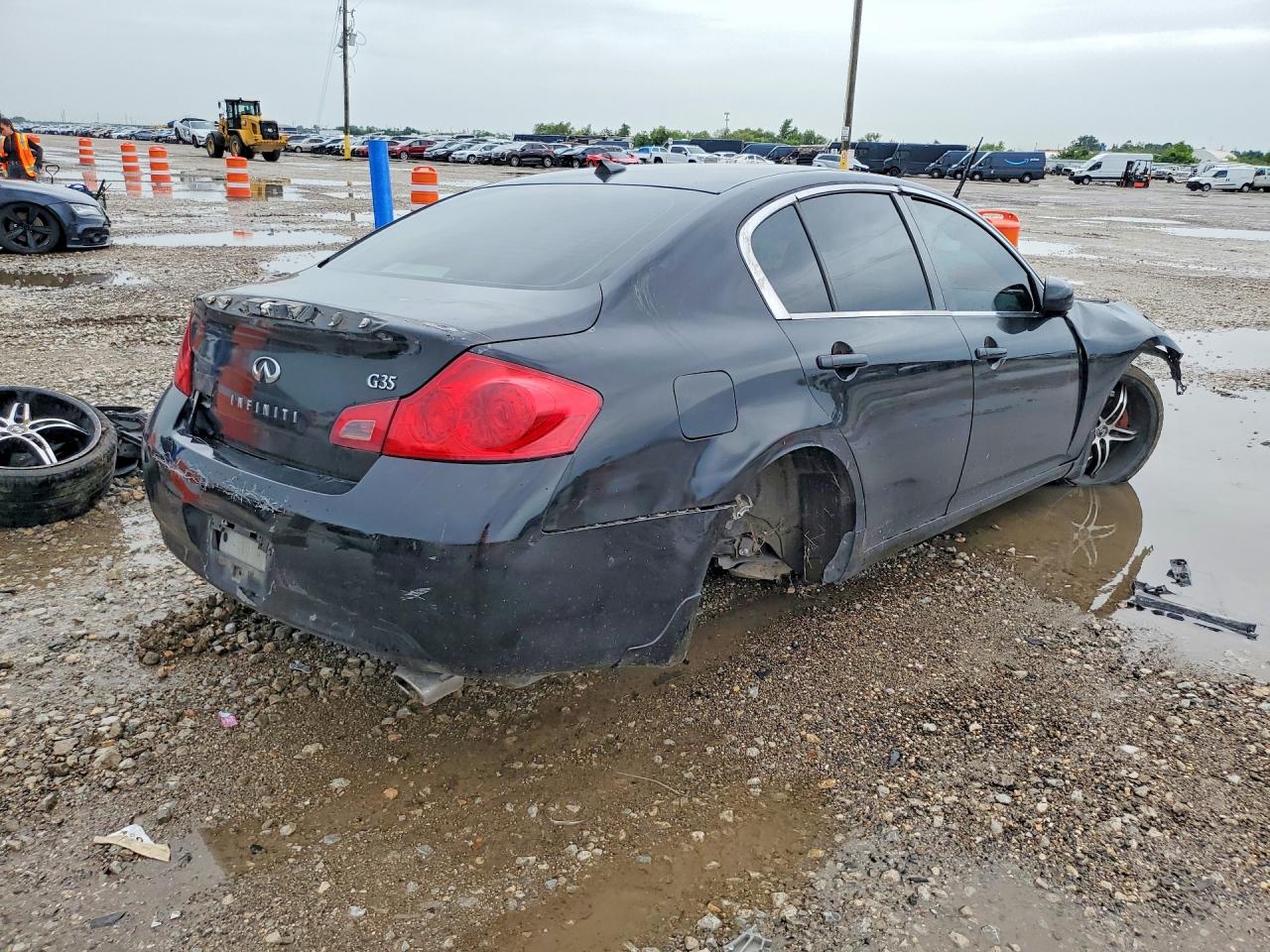 2008 Infiniti G35 Base Black vin: JNKBV61E28M205345