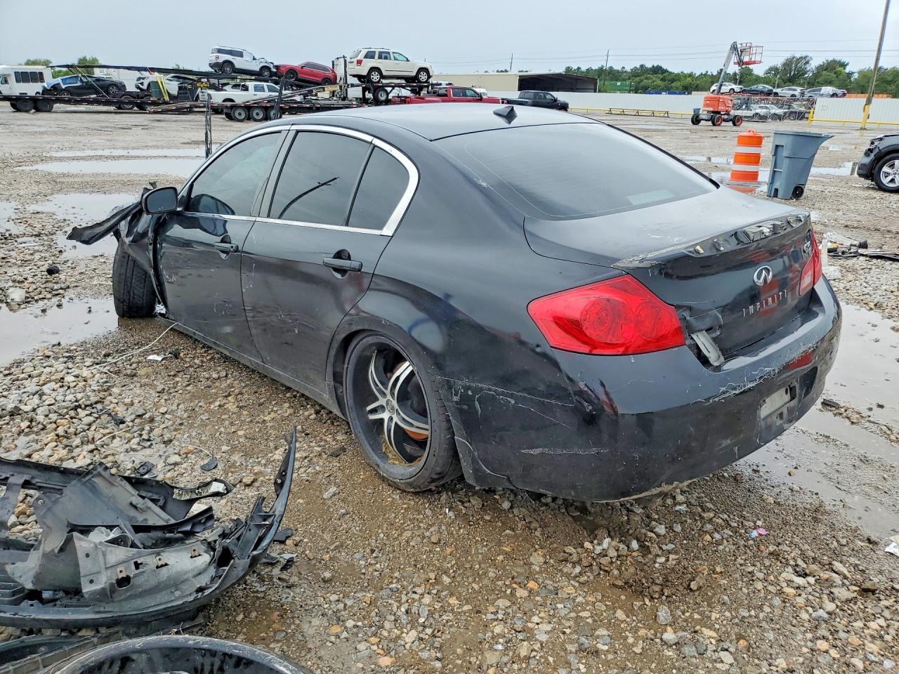 2008 Infiniti G35 Base Black vin: JNKBV61E28M205345