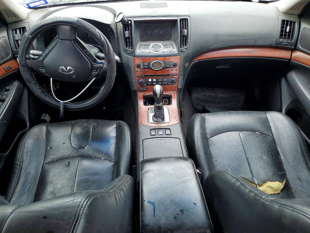 2008 Infiniti G35 Base Black vin: JNKBV61E28M205345