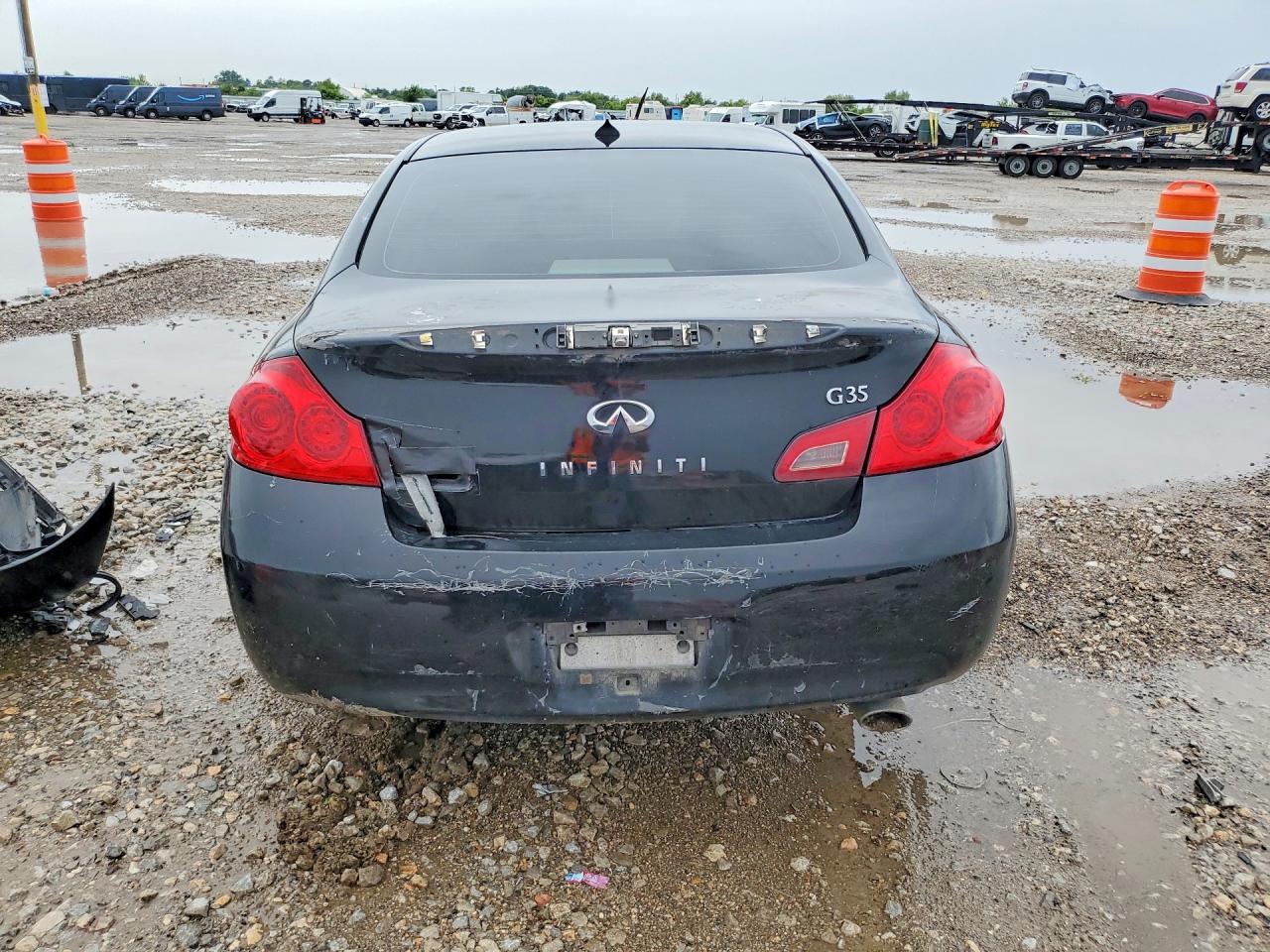 2008 Infiniti G35 Base Black vin: JNKBV61E28M205345