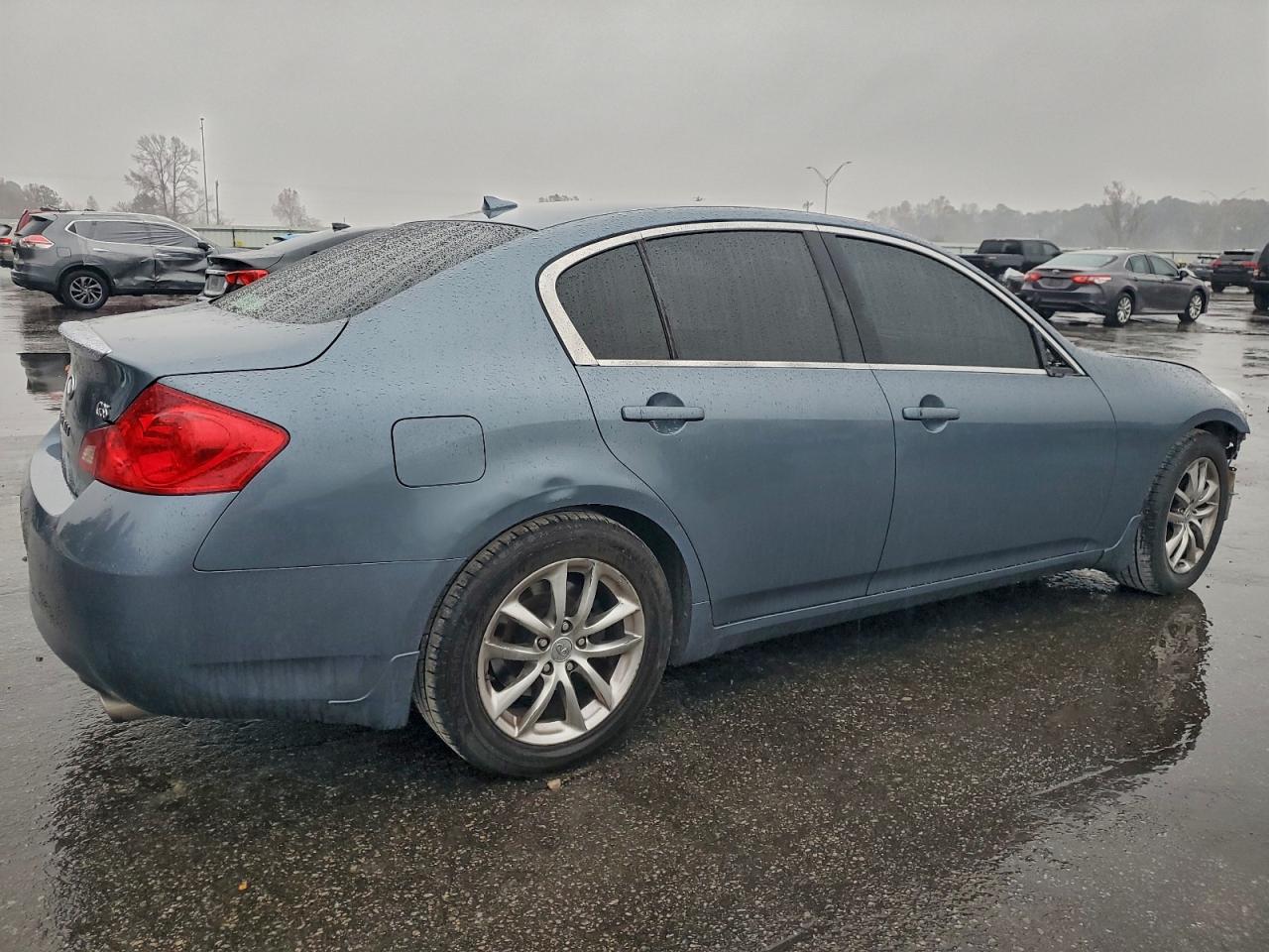 2008 Infiniti G35 Blue vin: JNKBV61E28M211338