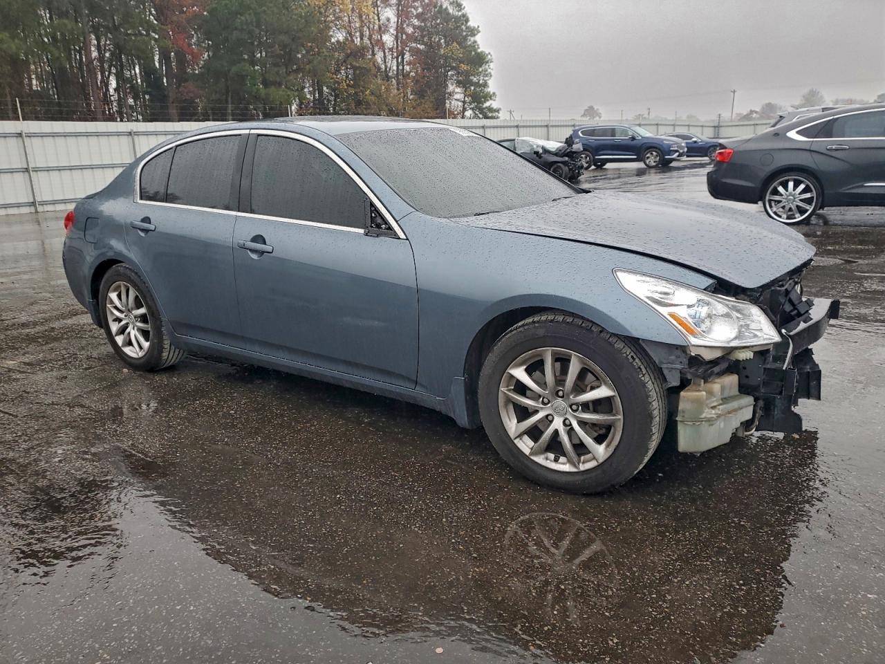2008 Infiniti G35 Blue vin: JNKBV61E28M211338