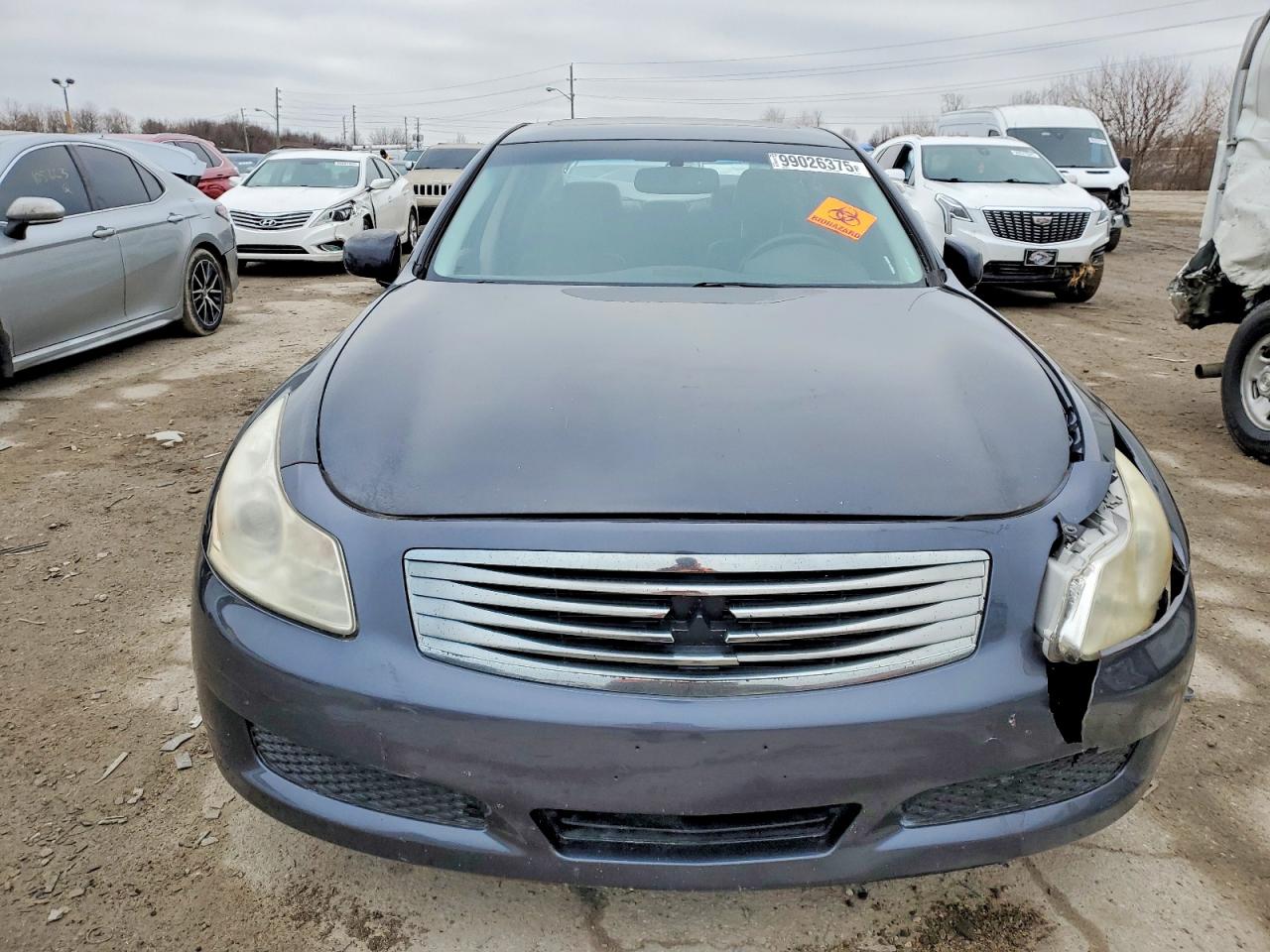 2008 Infiniti G35 Blue vin: JNKBV61E28M216006
