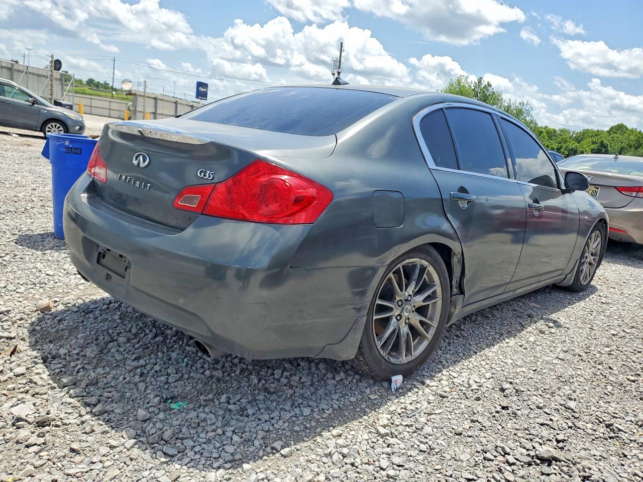 2008 Infiniti G35 Base Gray vin: JNKBV61E28M219987
