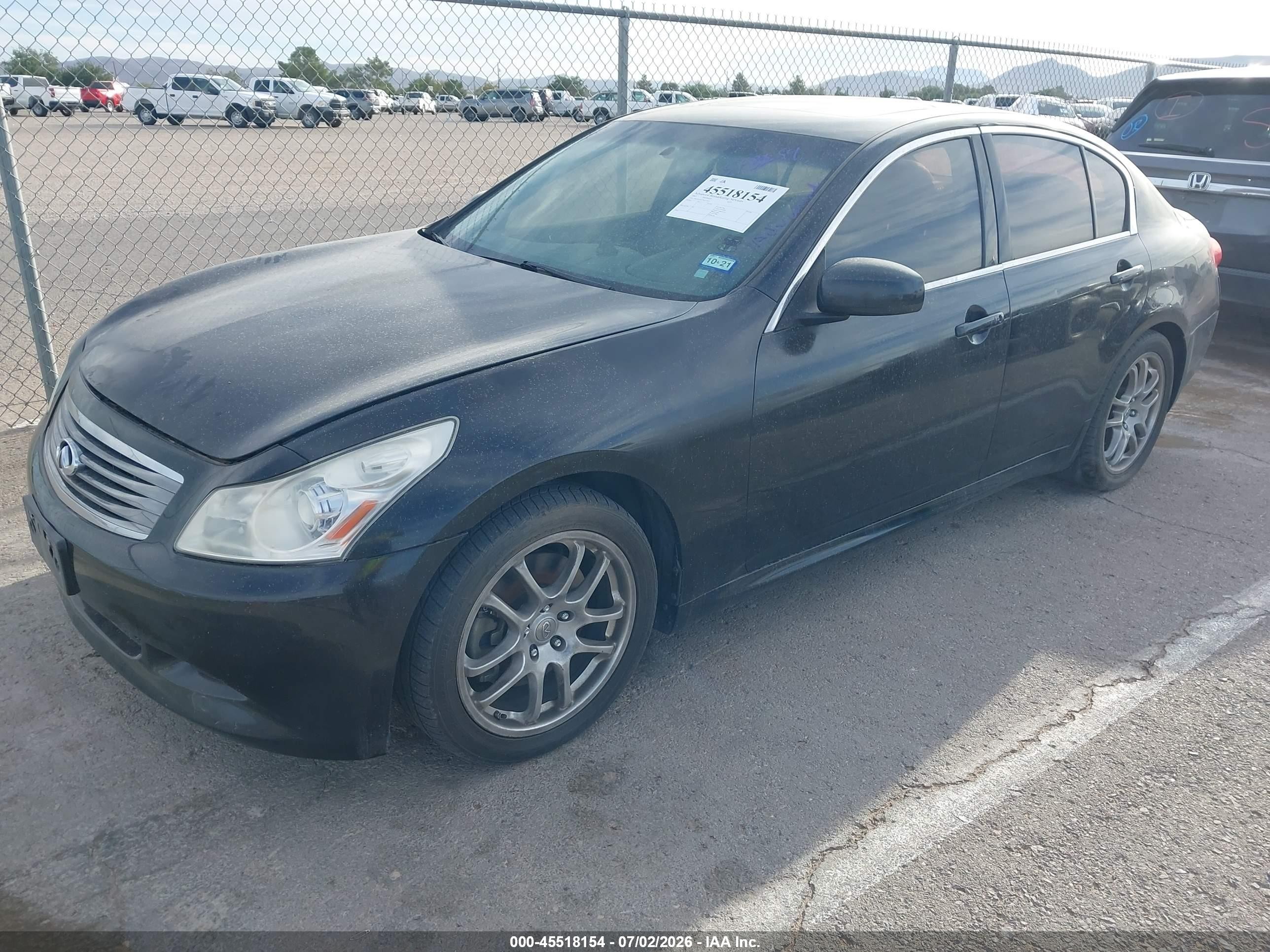 2007 Infiniti G35 Sport Black vin: JNKBV61E37M711622