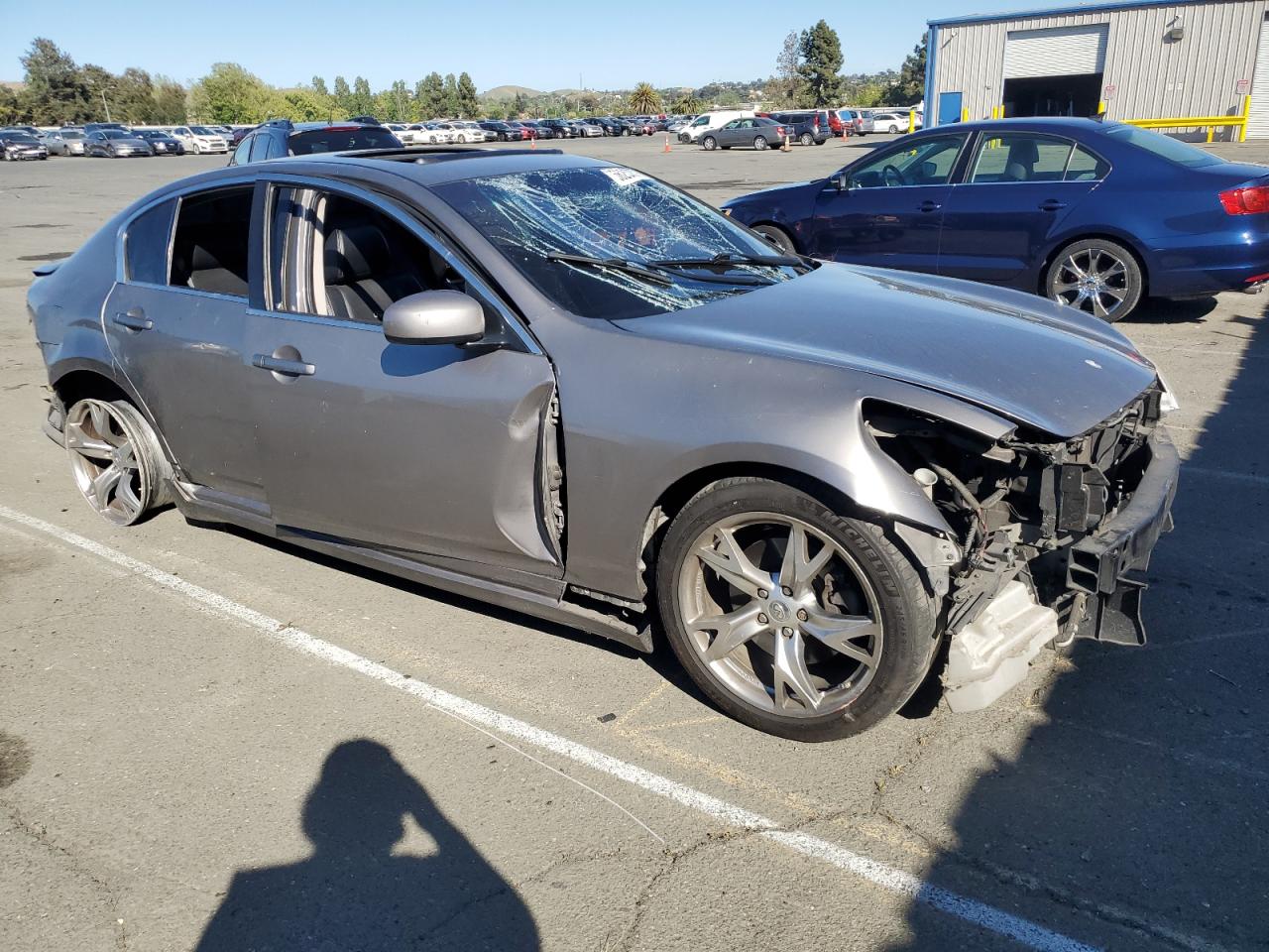 2007 Infiniti G35 Gray vin: JNKBV61E37M723415
