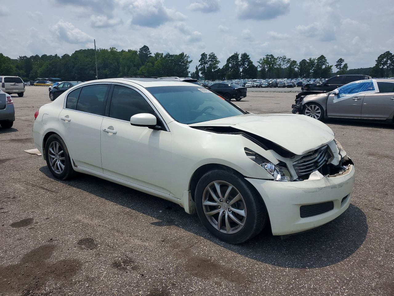 2007 Infiniti G35 Base White vin: JNKBV61E37M727917