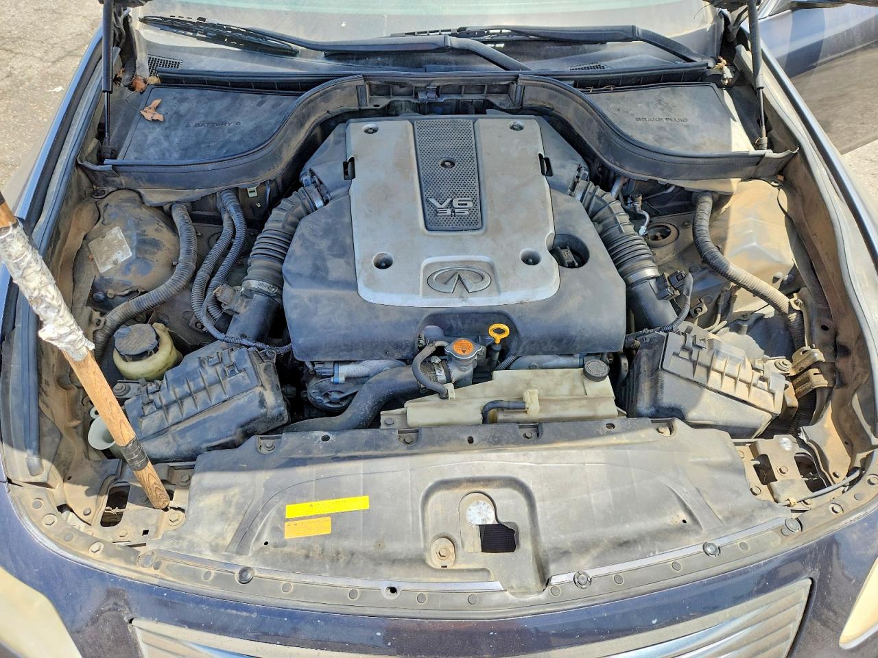 2008 Infiniti G35 Base Gray vin: JNKBV61E38M203510