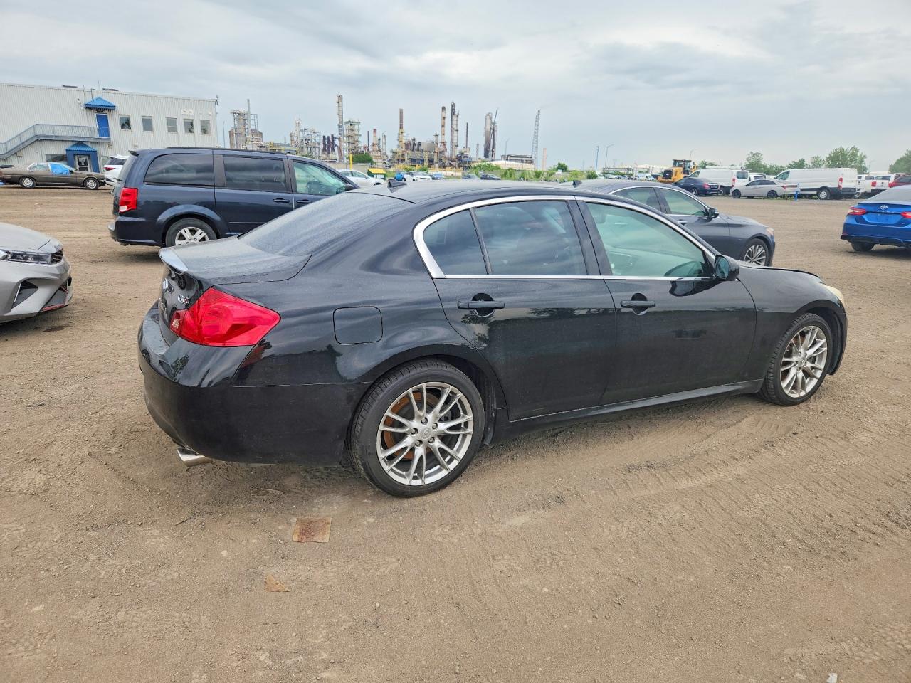 2008 Infiniti G35 Base Black vin: JNKBV61E38M218900