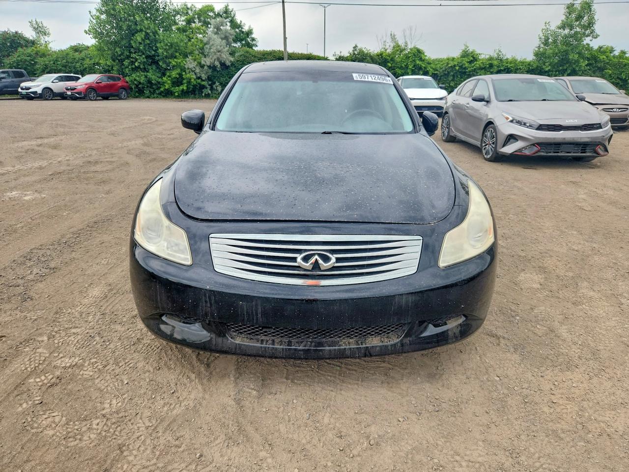 2008 Infiniti G35 Base Black vin: JNKBV61E38M218900