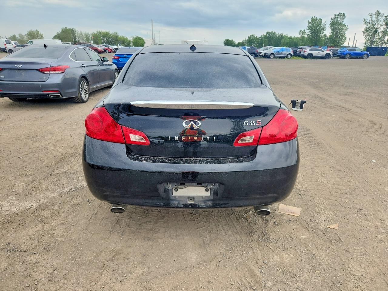 2008 Infiniti G35 Base Black vin: JNKBV61E38M218900