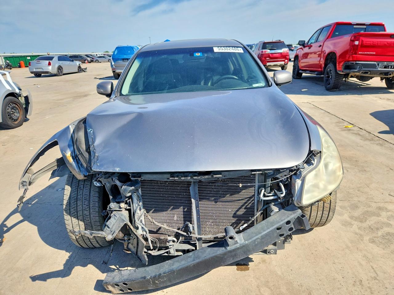 2008 Infiniti G35 Base Silver vin: JNKBV61E38M226205