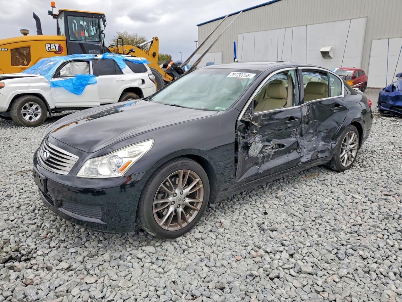 2008 Infiniti G35 Base Black vin: JNKBV61E38M228021