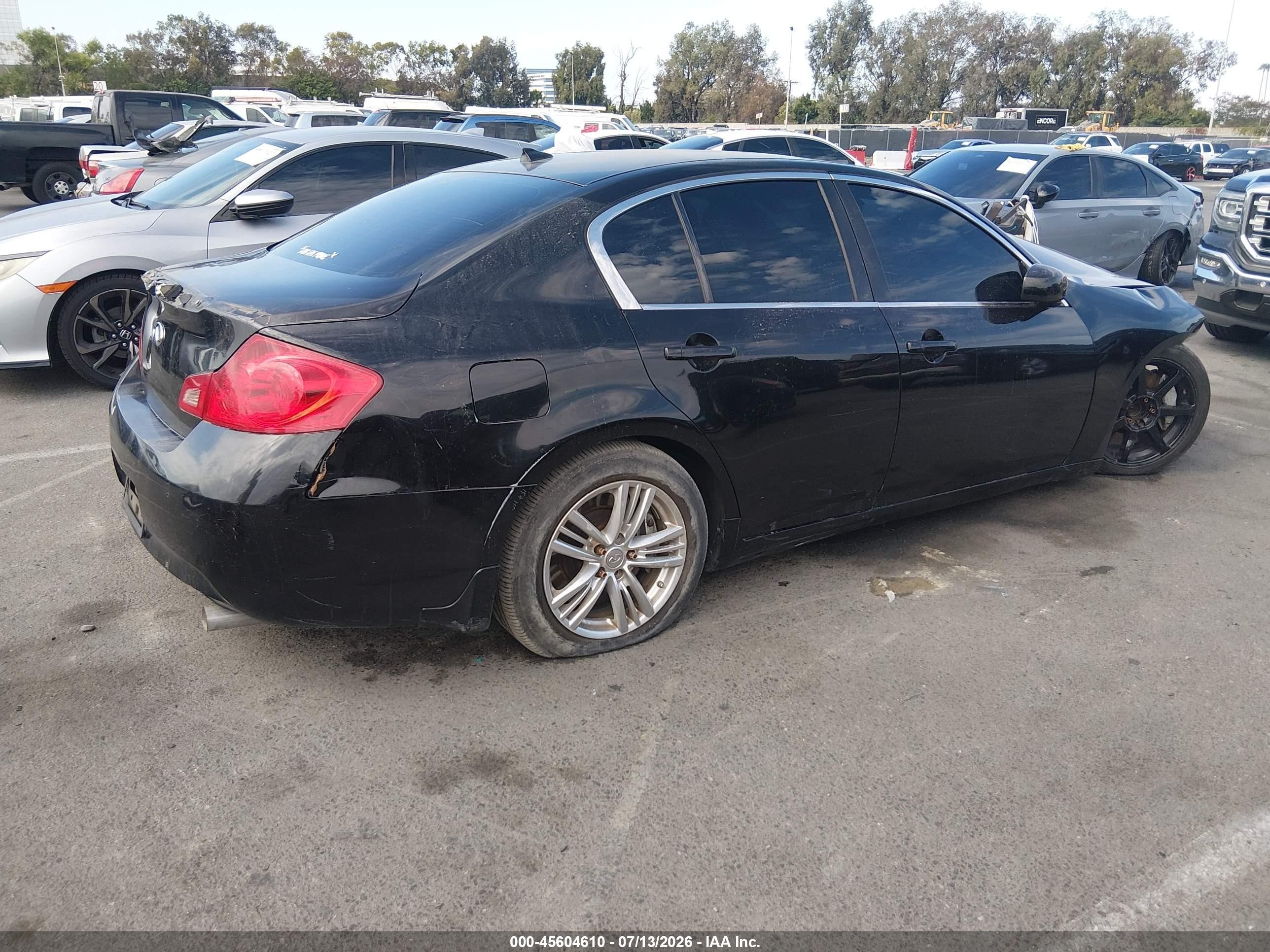 2008 Infiniti G35 Journey Black vin: JNKBV61E38M229122