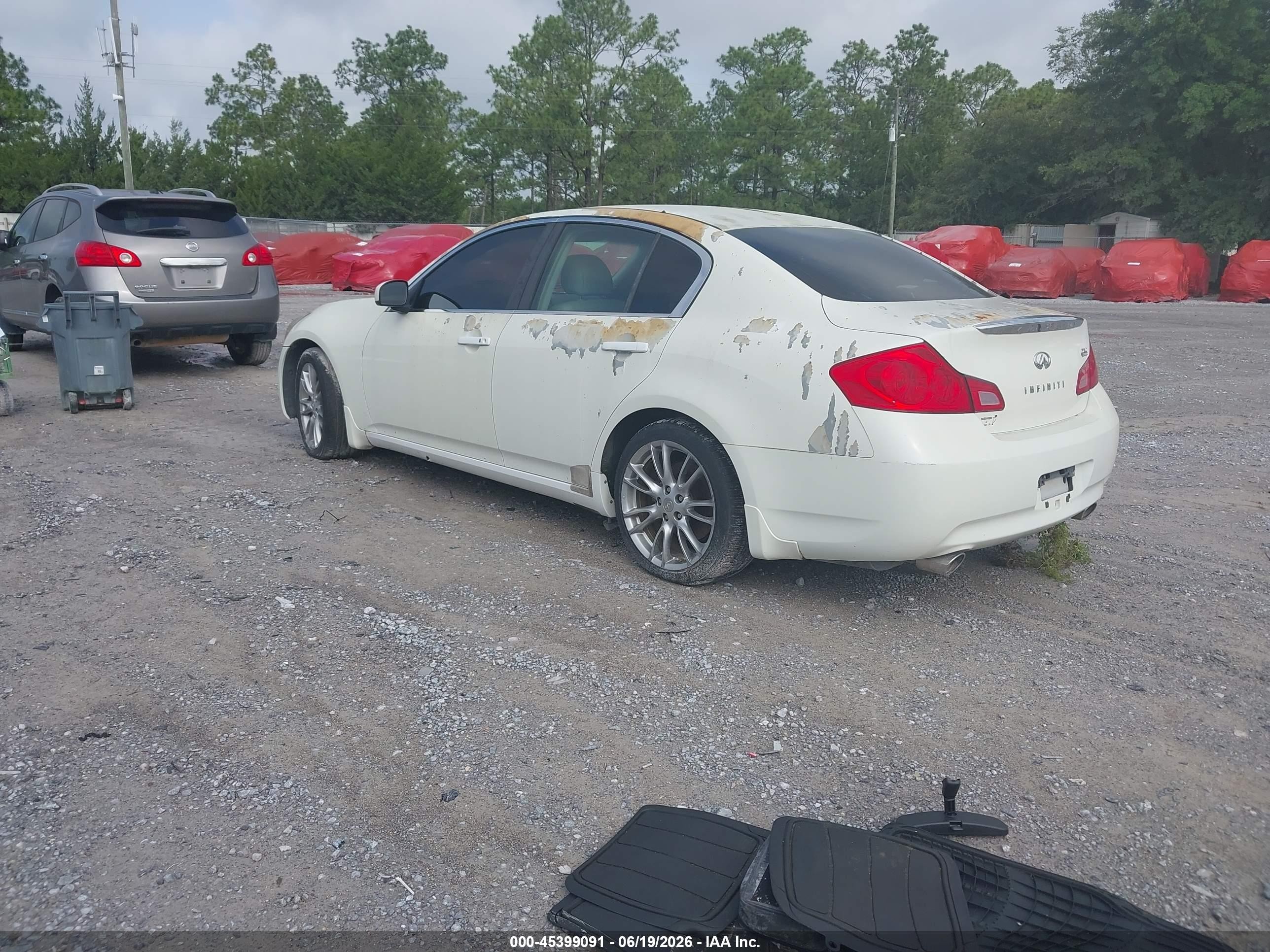 2007 Infiniti G35 Journey White vin: JNKBV61E47M706199