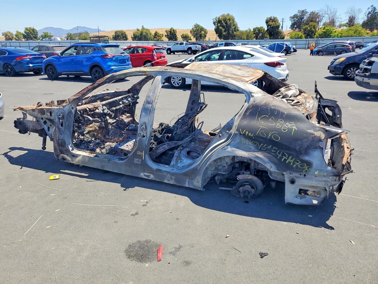 2007 Infiniti G35 Burn vin: JNKBV61E47M708339