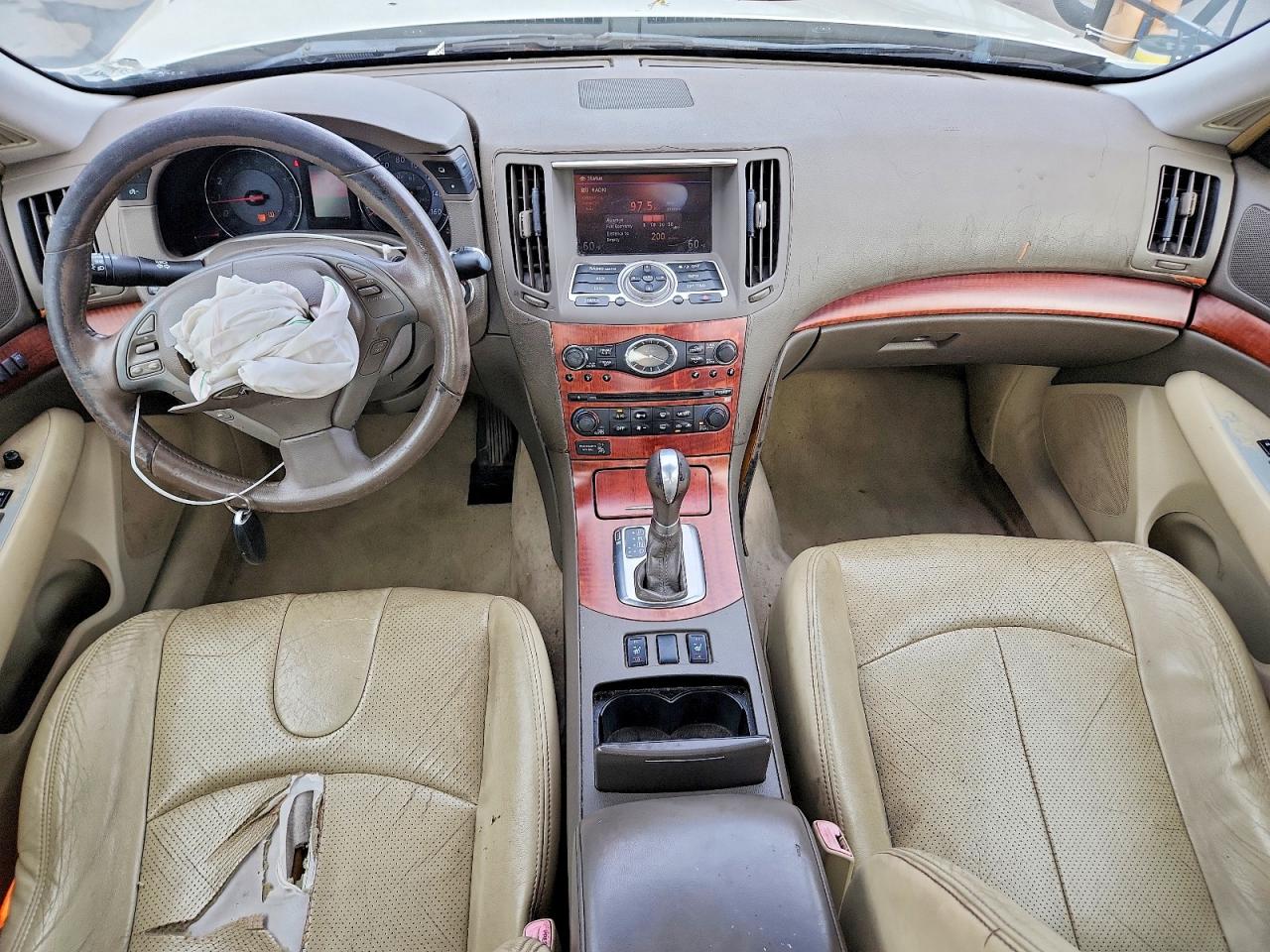 2007 Infiniti G35 Base Белый vin: JNKBV61E47M713721