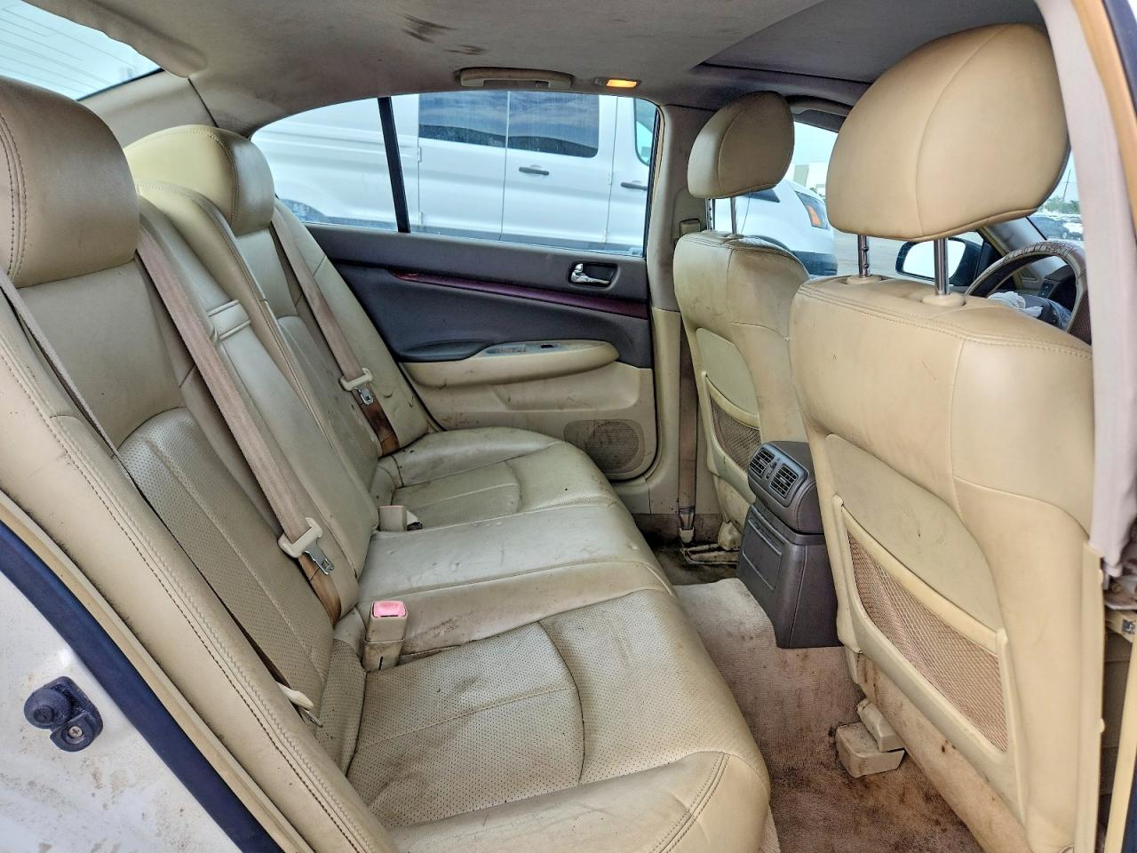 2007 Infiniti G35 Base Белый vin: JNKBV61E47M713721