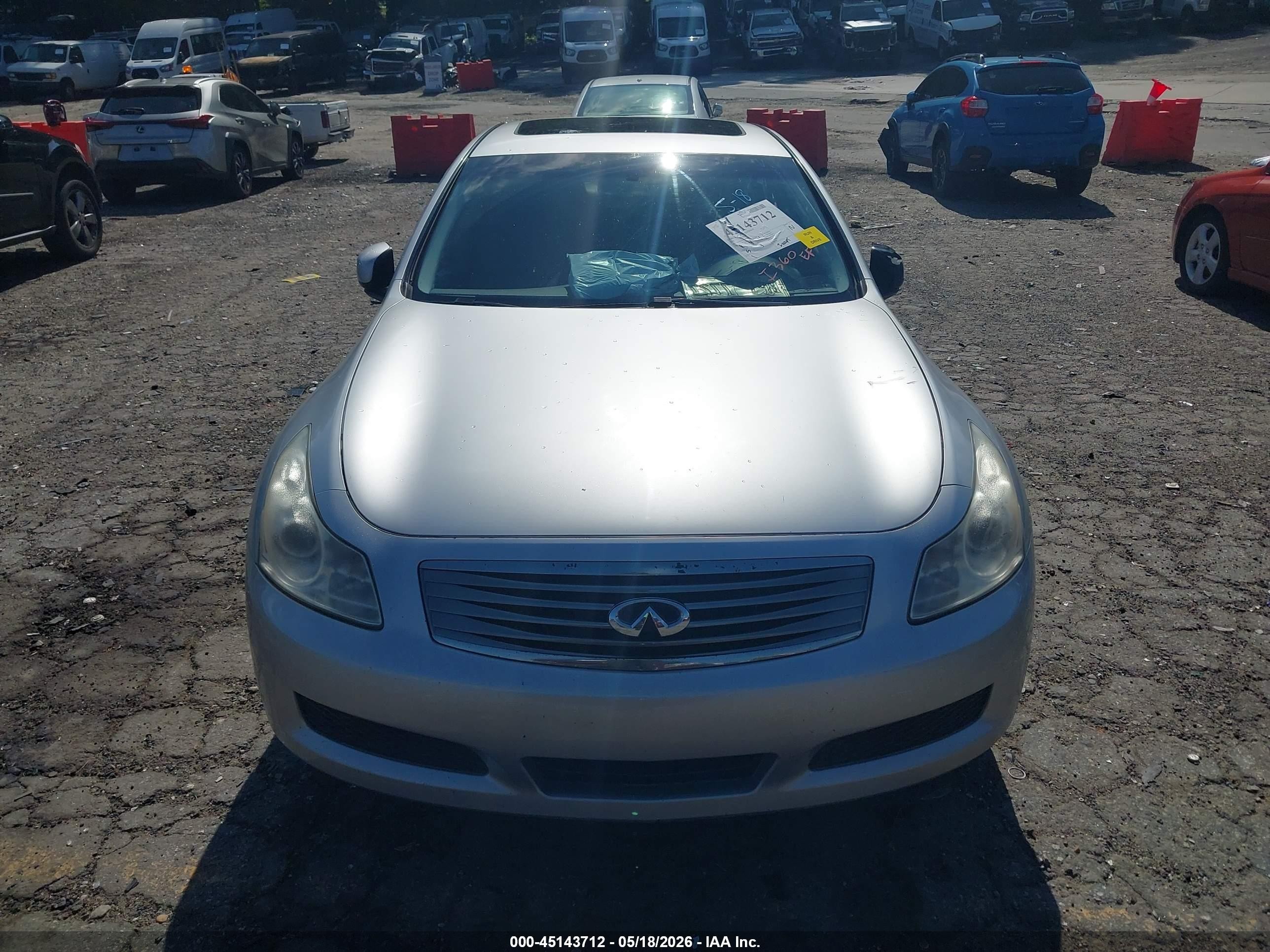 2007 Infiniti G35 Journey Silver vin: JNKBV61E47M720457