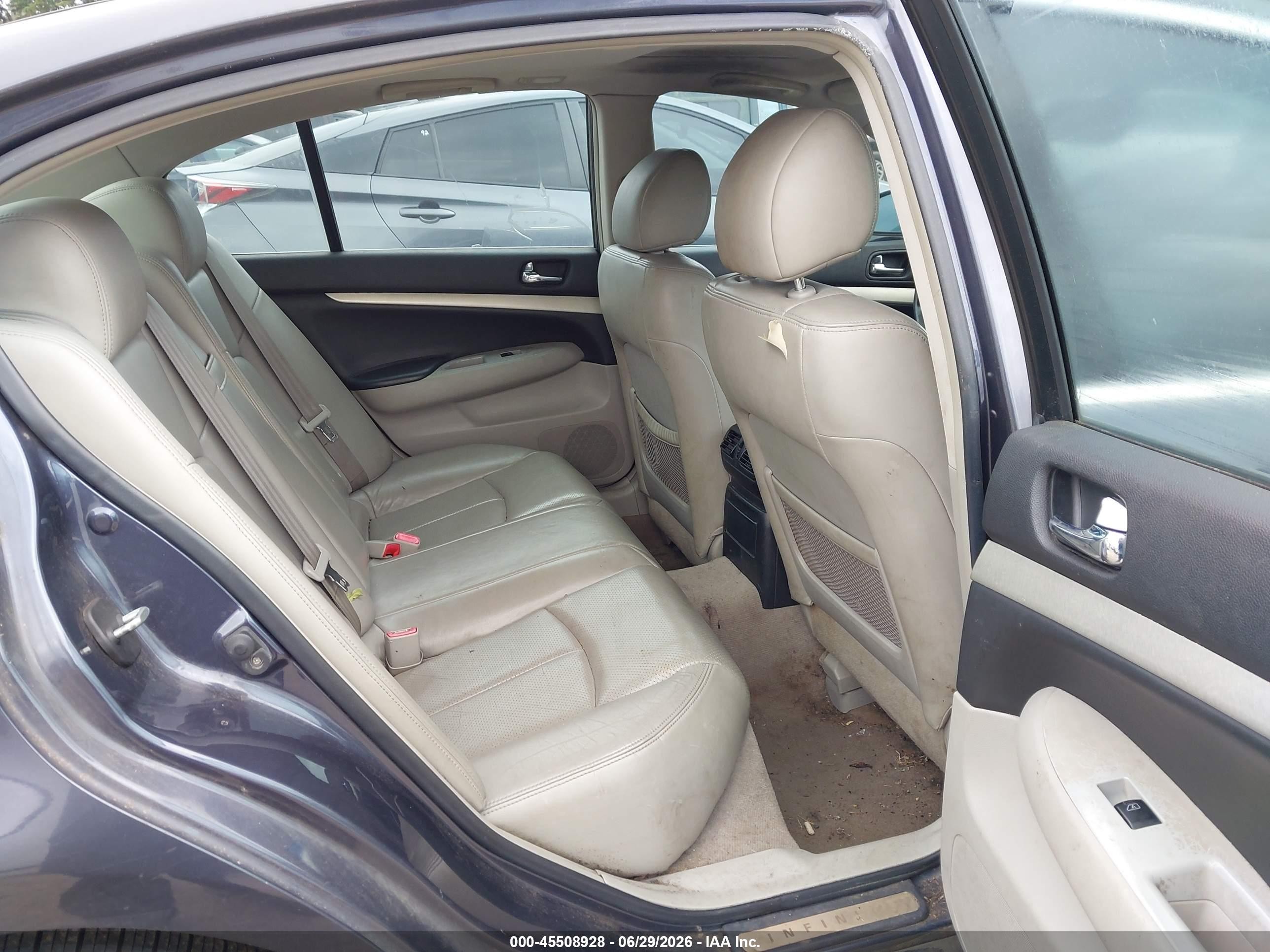 2007 Infiniti G35 Journey Blue vin: JNKBV61E47M724704