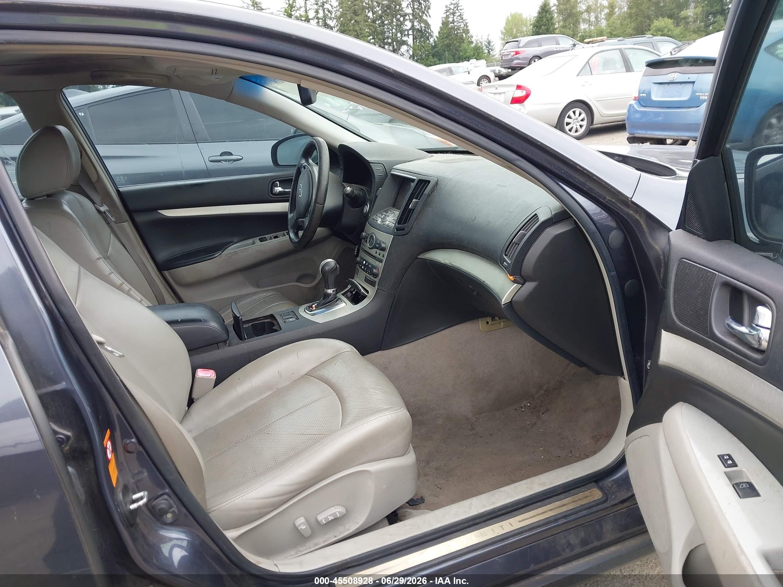 2007 Infiniti G35 Journey Blue vin: JNKBV61E47M724704