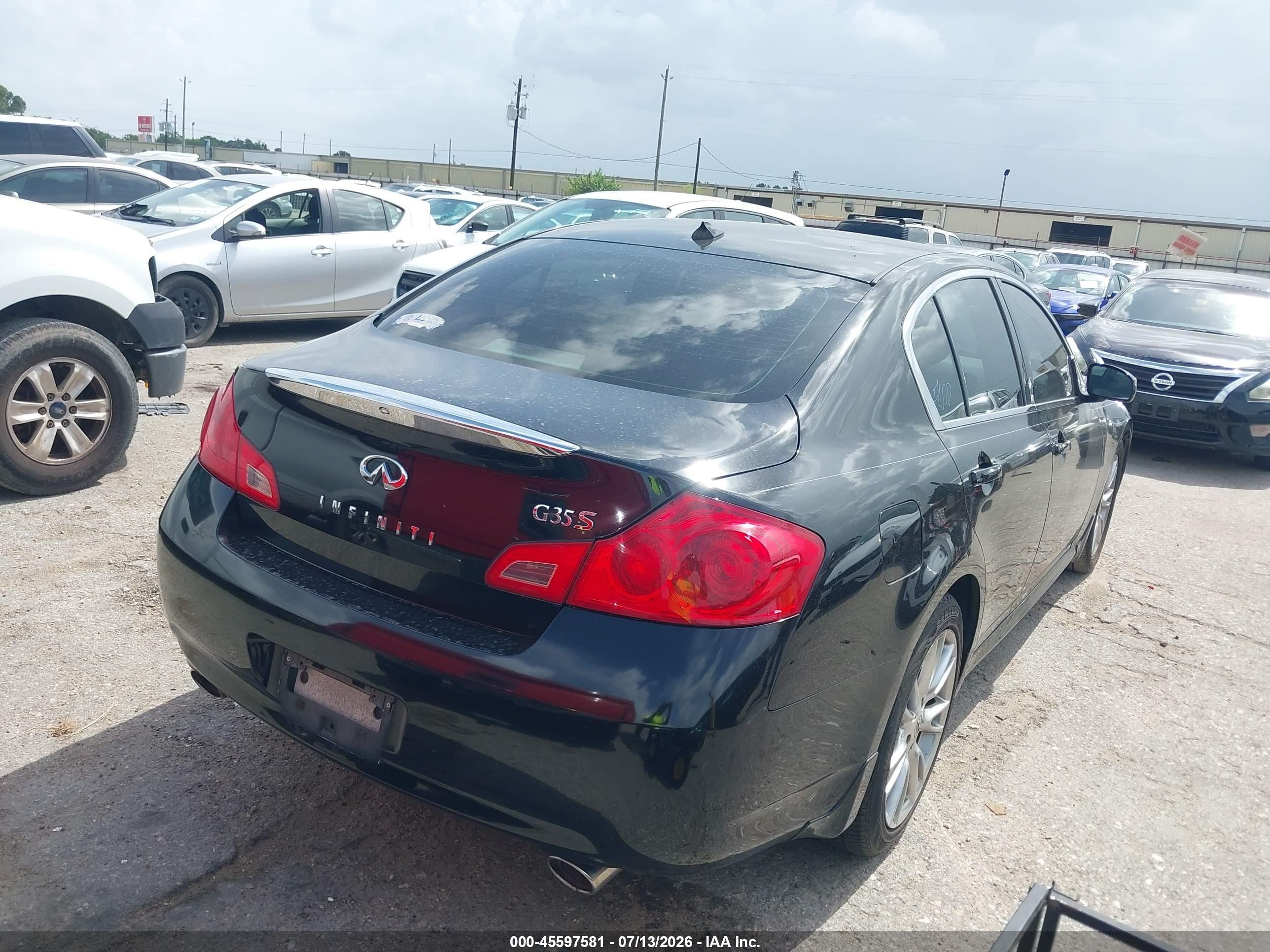 2008 Infiniti G35 Journey Black vin: JNKBV61E48M200535