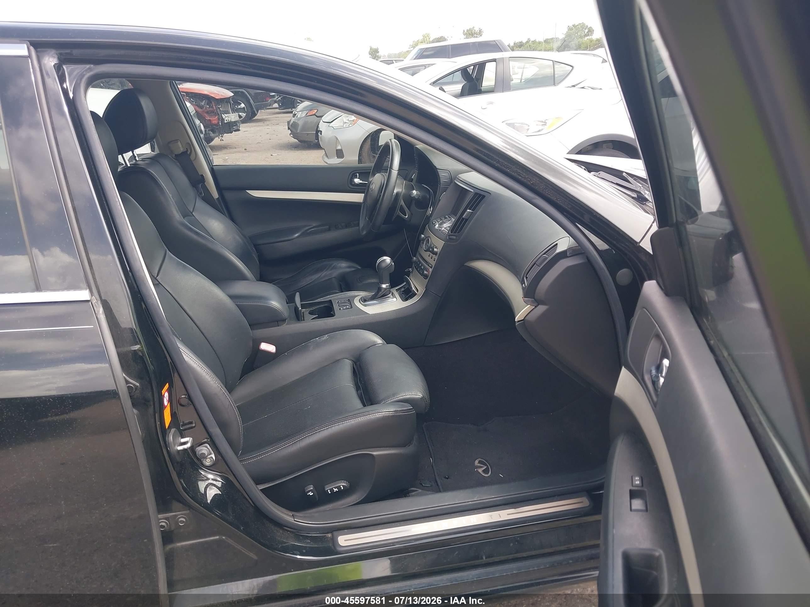 2008 Infiniti G35 Journey Black vin: JNKBV61E48M200535