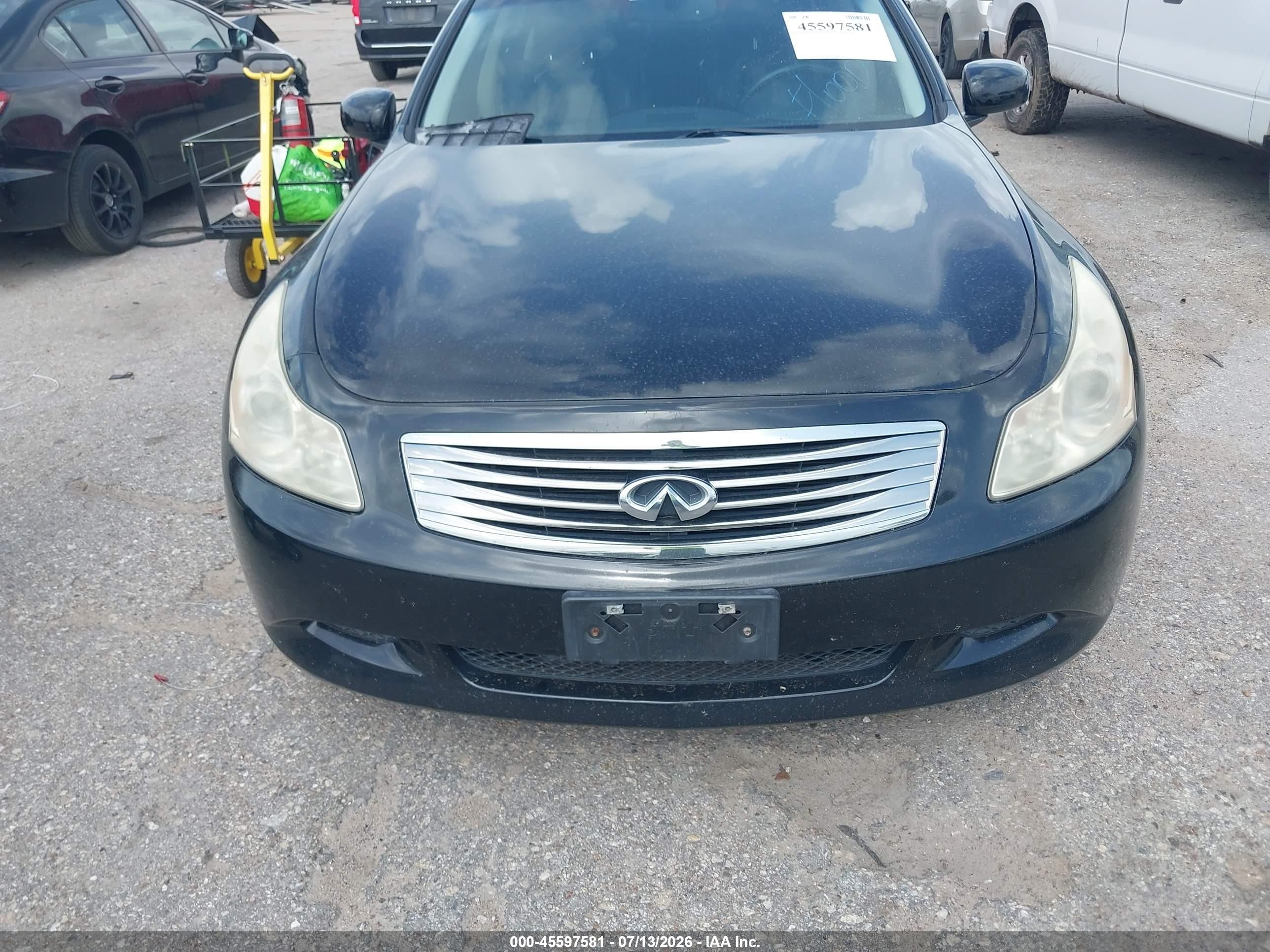 2008 Infiniti G35 Journey Black vin: JNKBV61E48M200535
