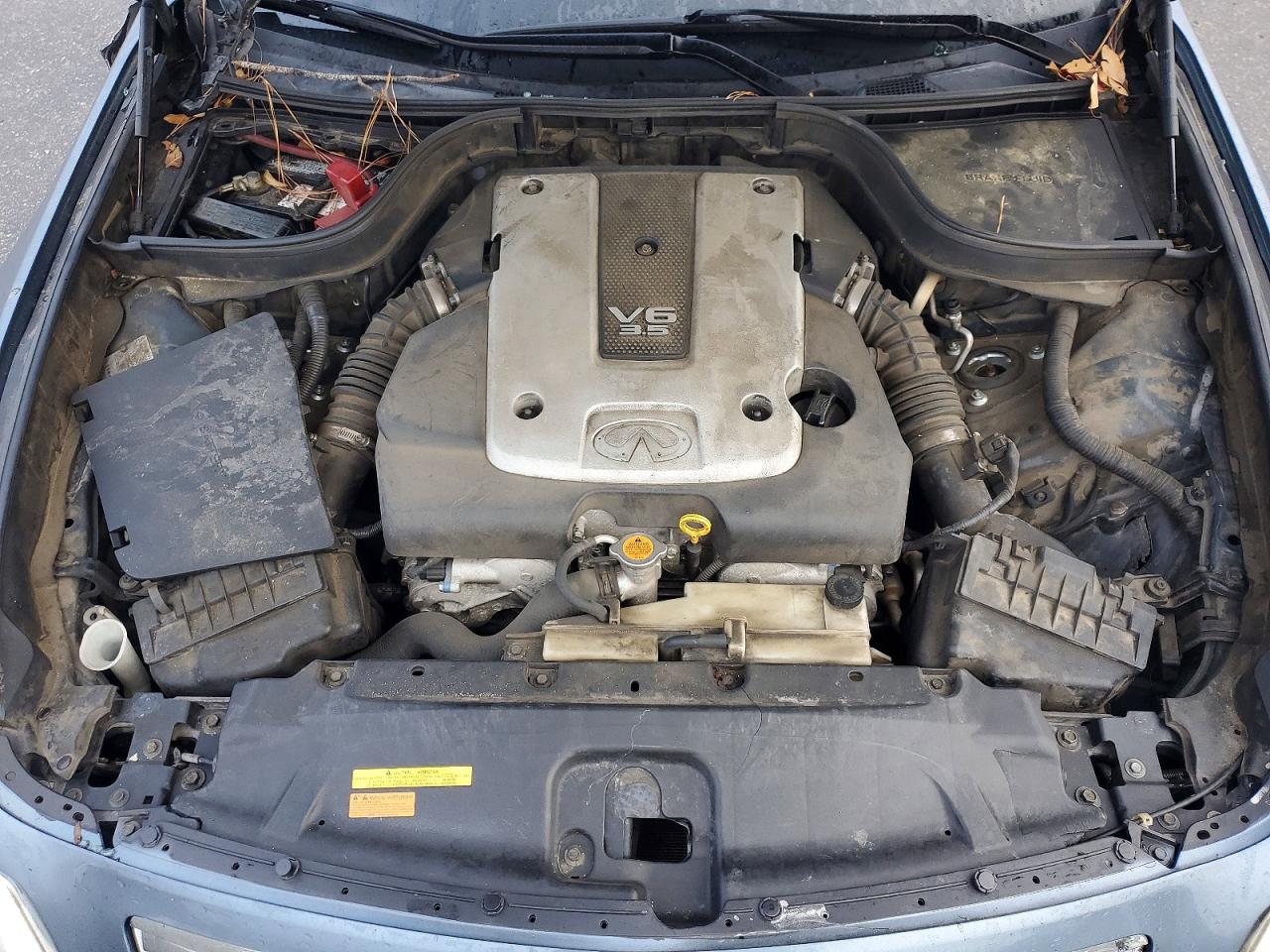 2008 Infiniti G35 Blue vin: JNKBV61E48M206755