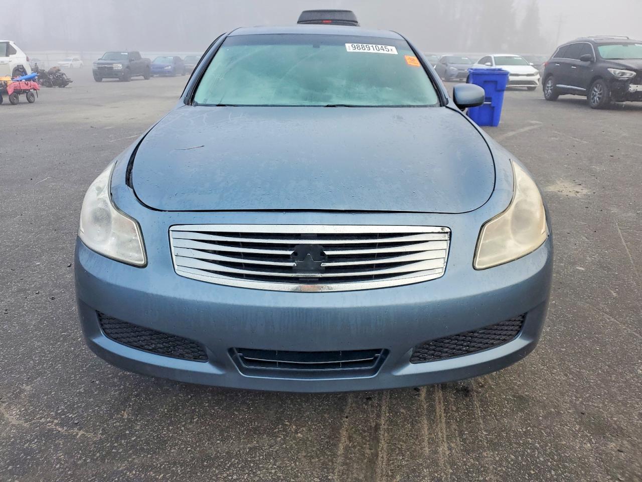 2008 Infiniti G35 Blue vin: JNKBV61E48M206755