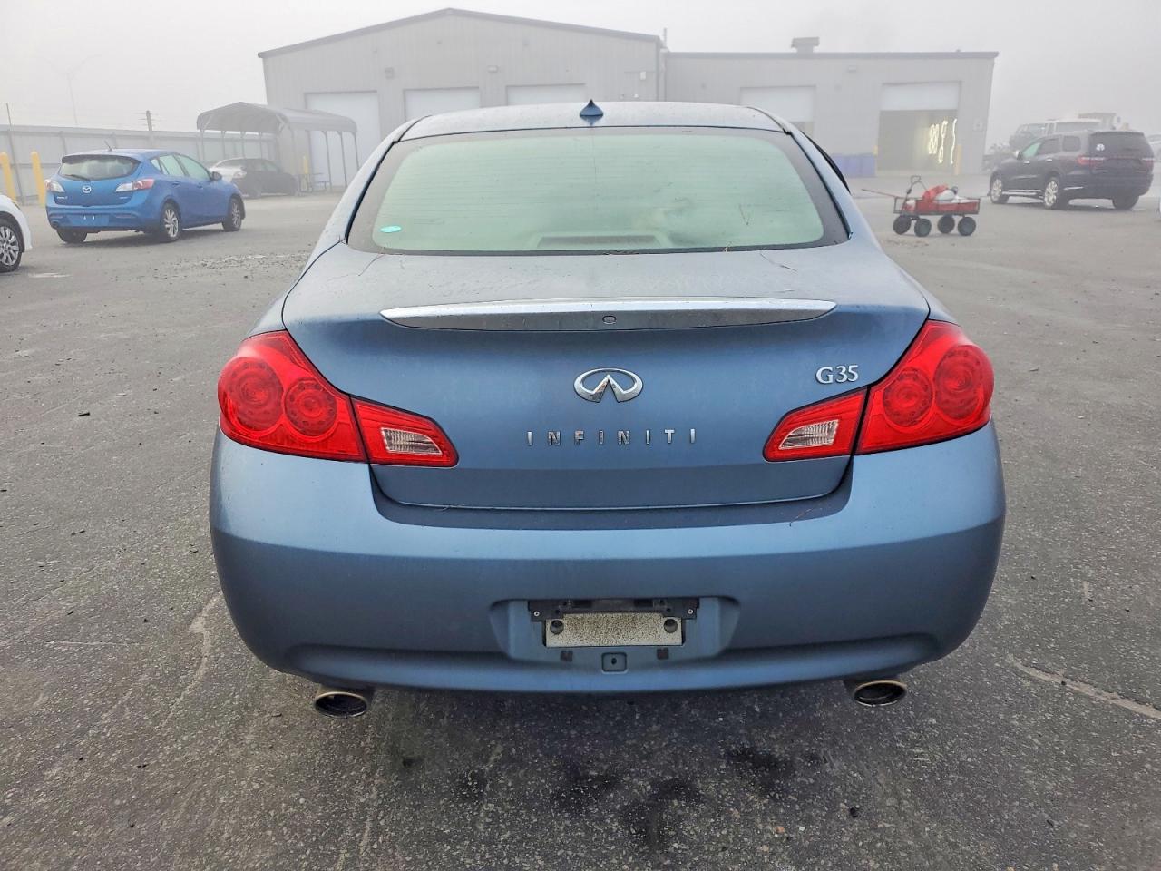 2008 Infiniti G35 Blue vin: JNKBV61E48M206755