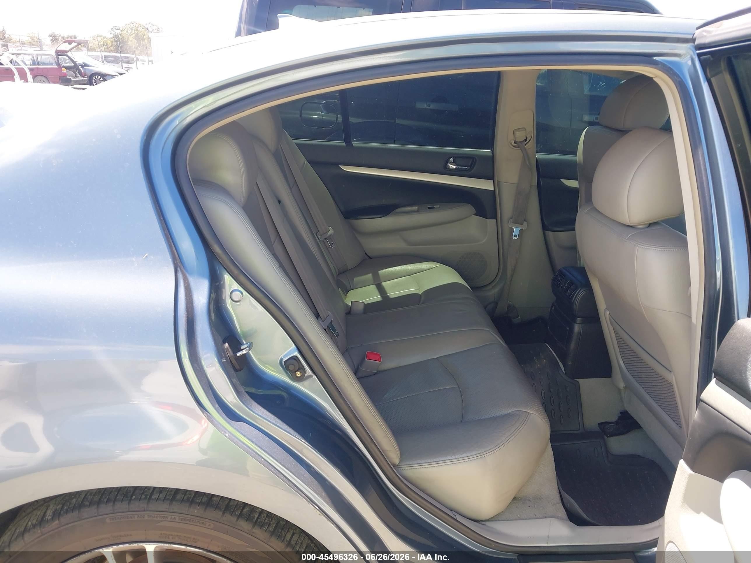 2008 Infiniti G35 Journey Blue vin: JNKBV61E48M211082