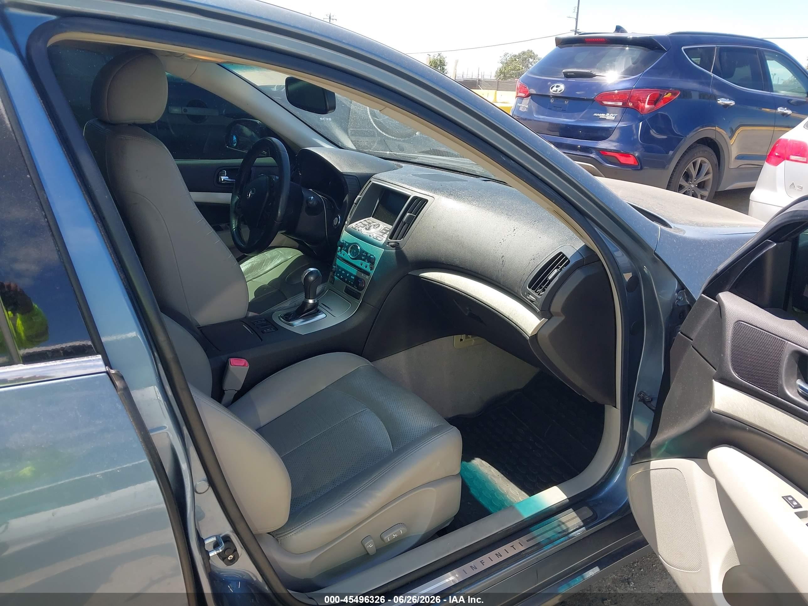 2008 Infiniti G35 Journey Blue vin: JNKBV61E48M211082