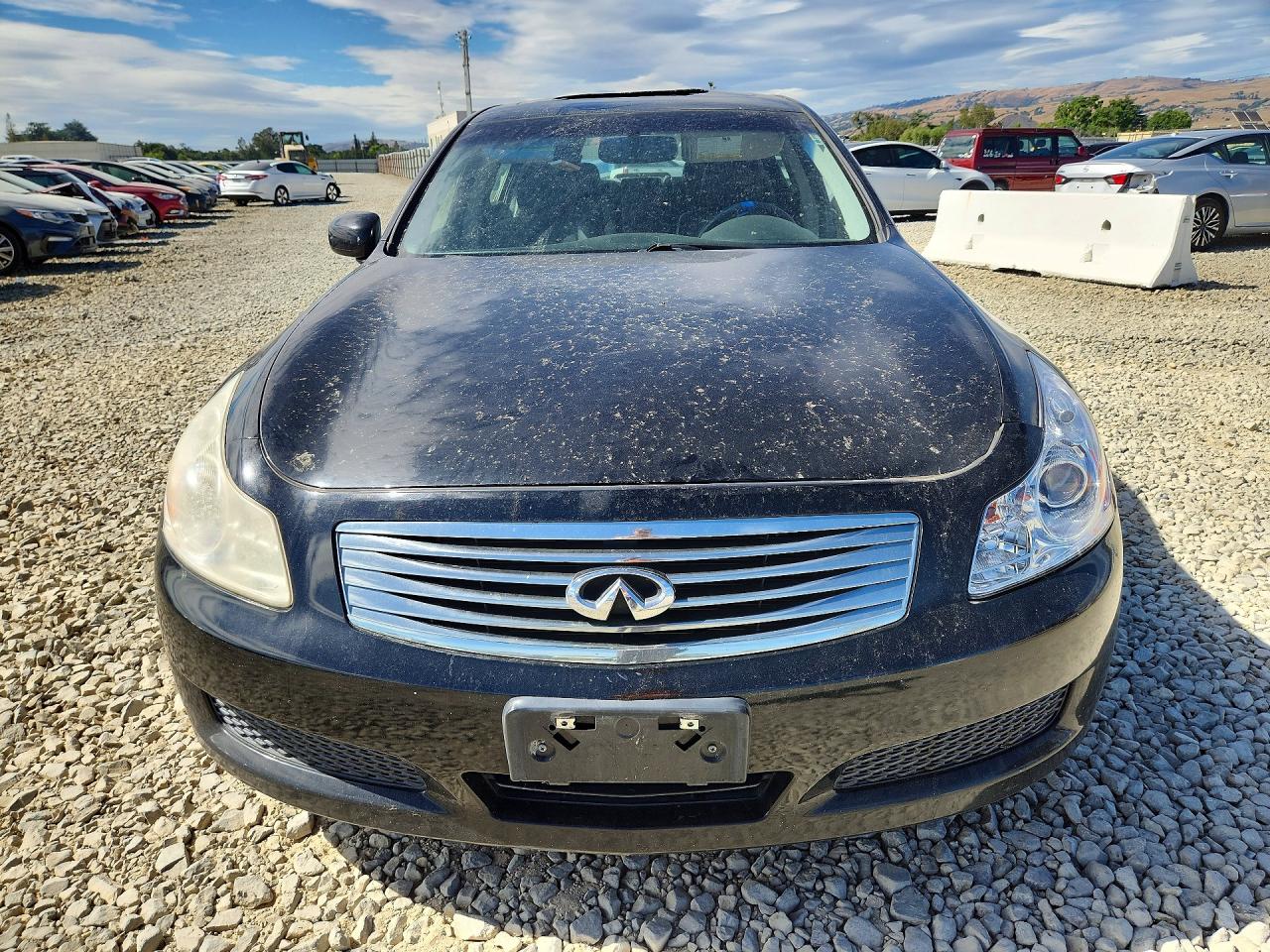 2008 Infiniti G35 Base Black vin: JNKBV61E48M213026