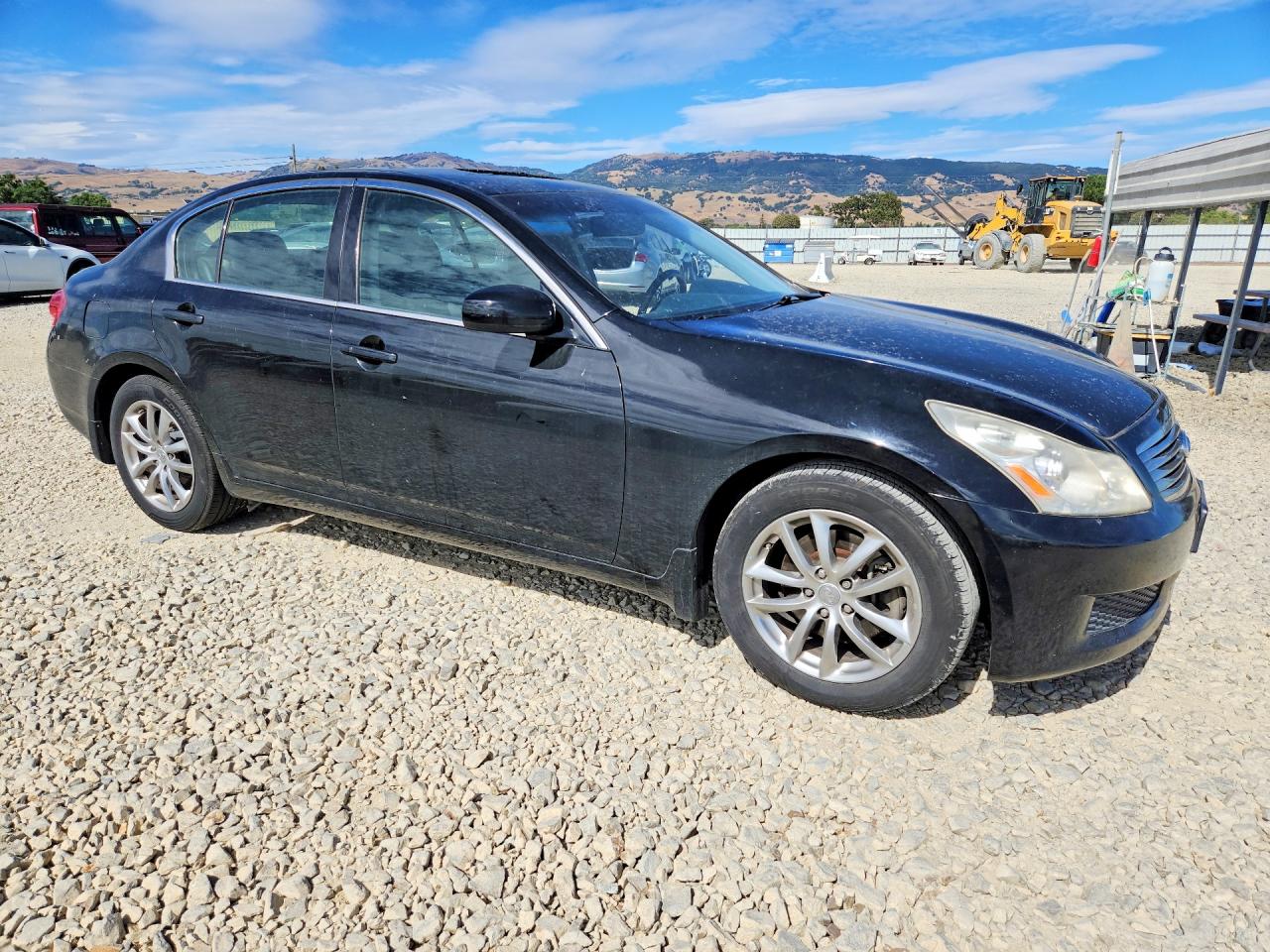 2008 Infiniti G35 Base Black vin: JNKBV61E48M213026