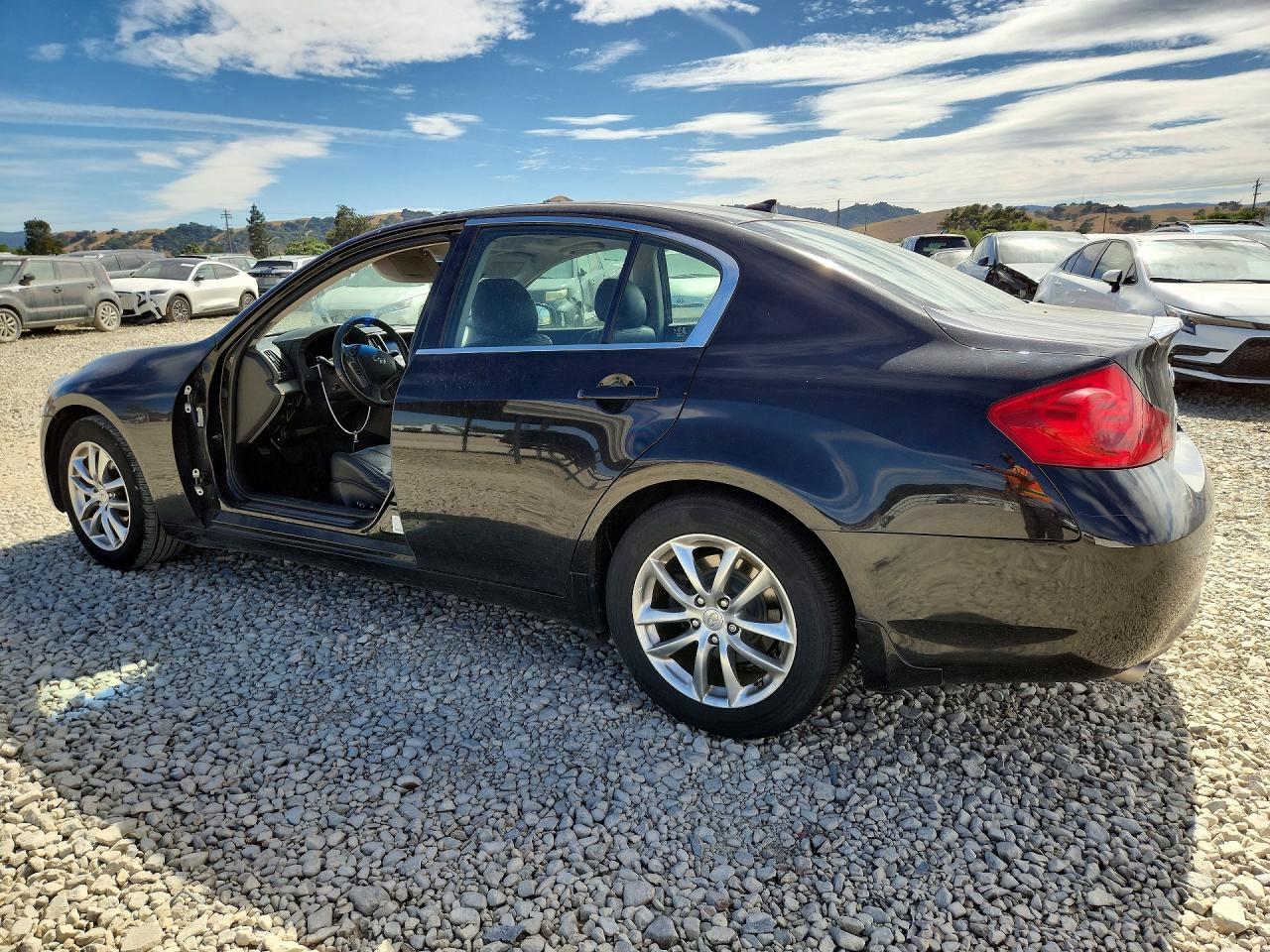 2008 Infiniti G35 Base Black vin: JNKBV61E48M213026