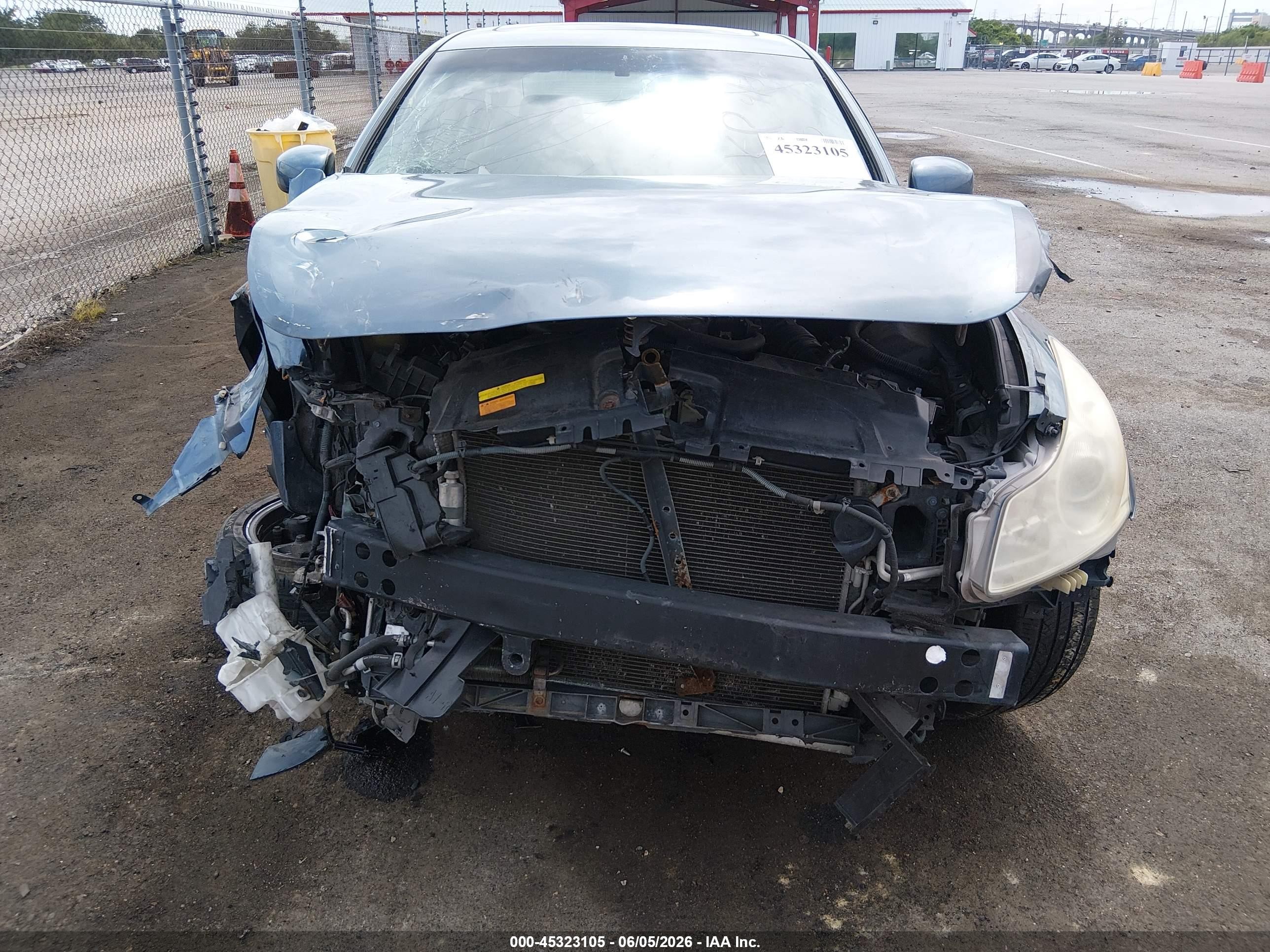 2007 Infiniti G35 Journey Blue vin: JNKBV61E57M715753