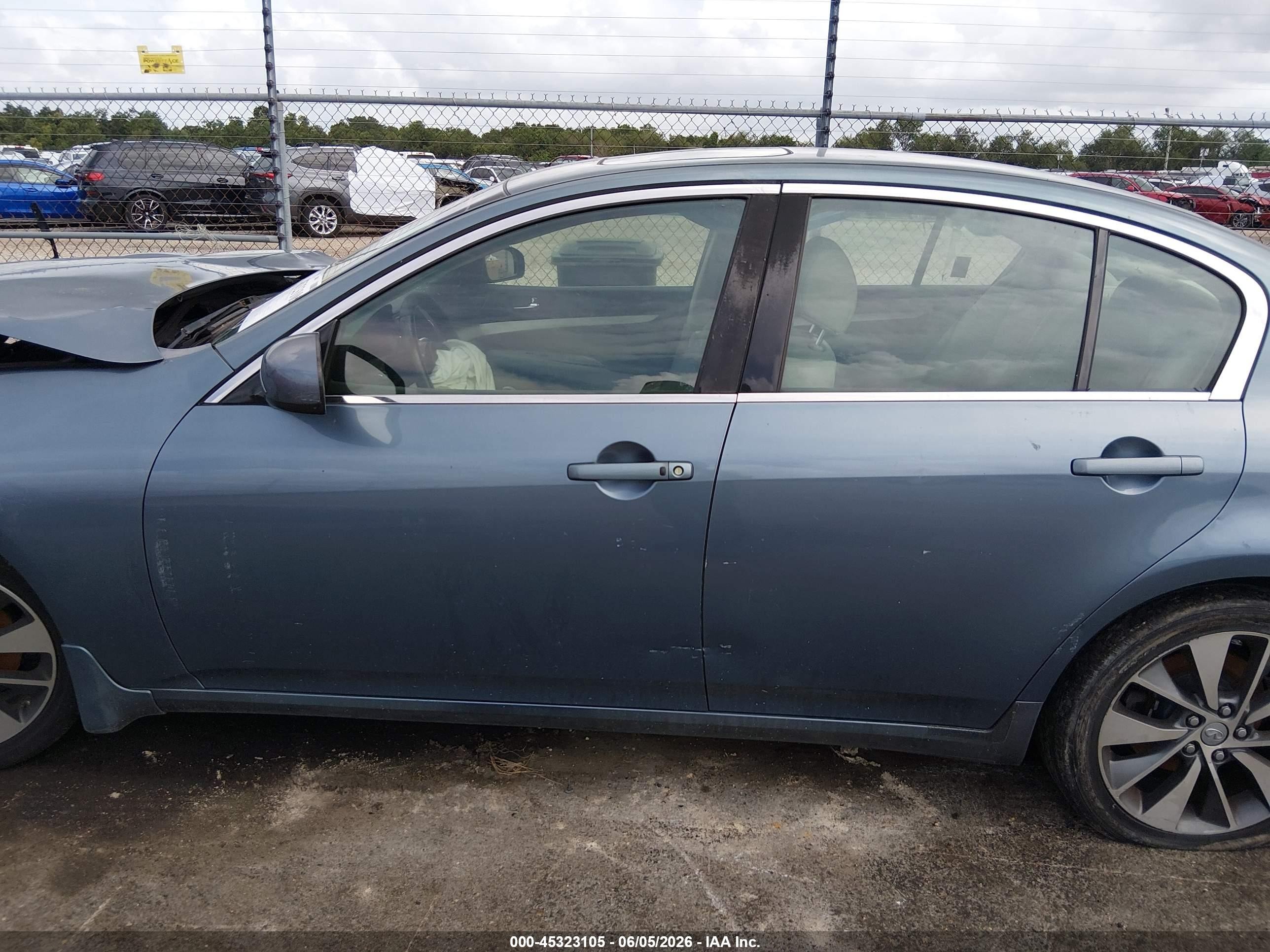 2007 Infiniti G35 Journey Blue vin: JNKBV61E57M715753
