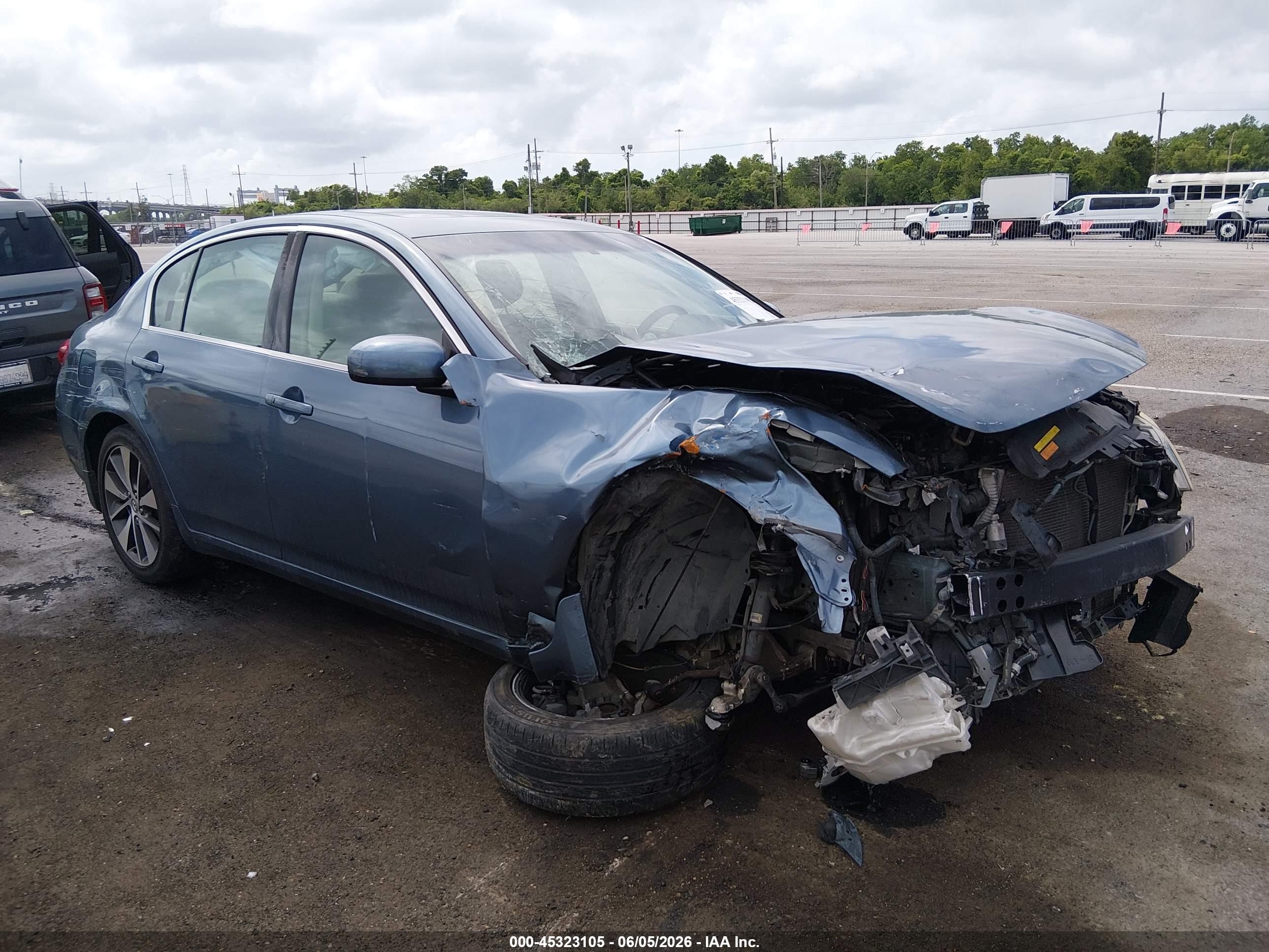 2007 Infiniti G35 Journey Blue vin: JNKBV61E57M715753