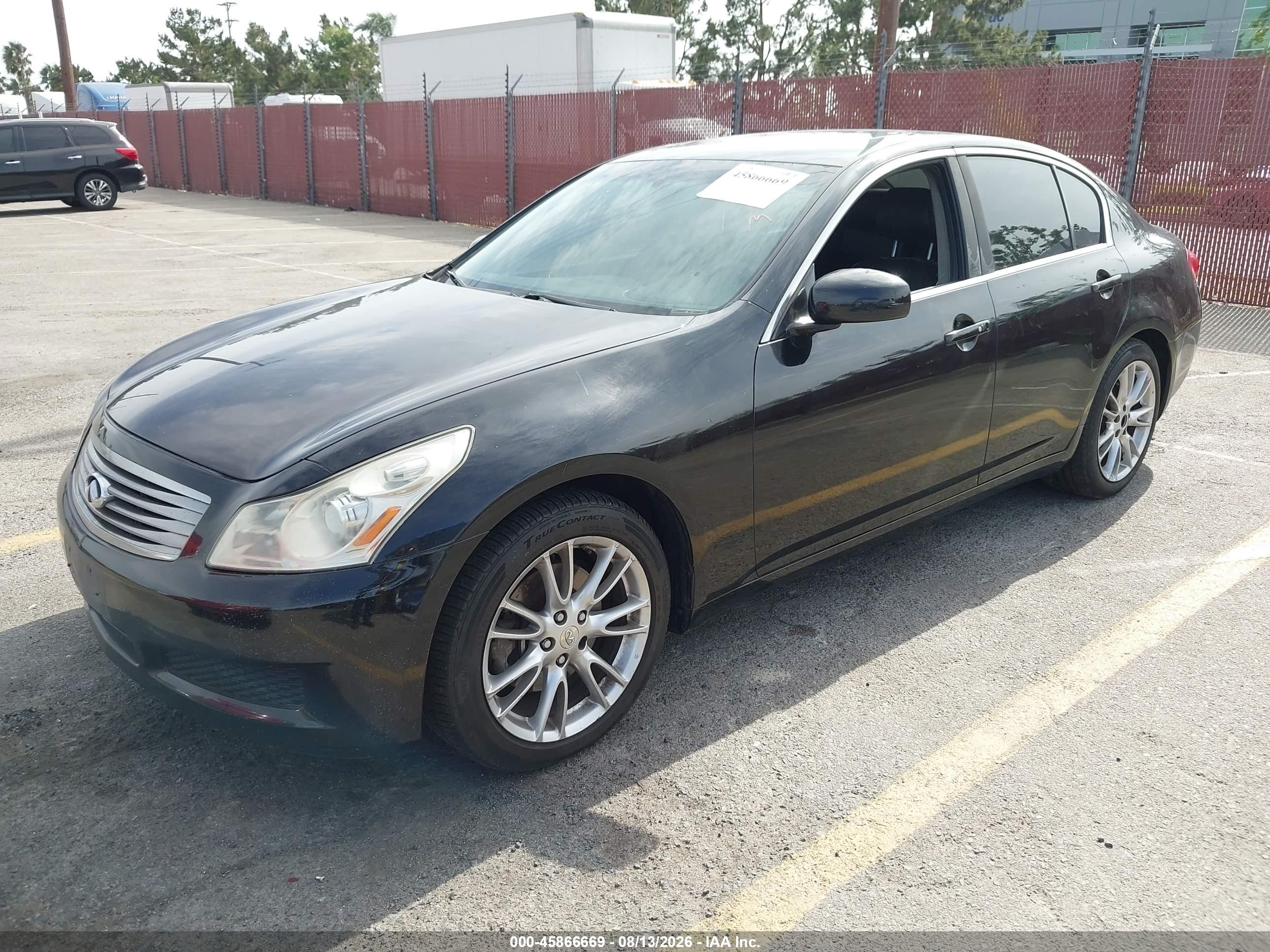 2007 Infiniti G35 Journey Black vin: JNKBV61E57M716076