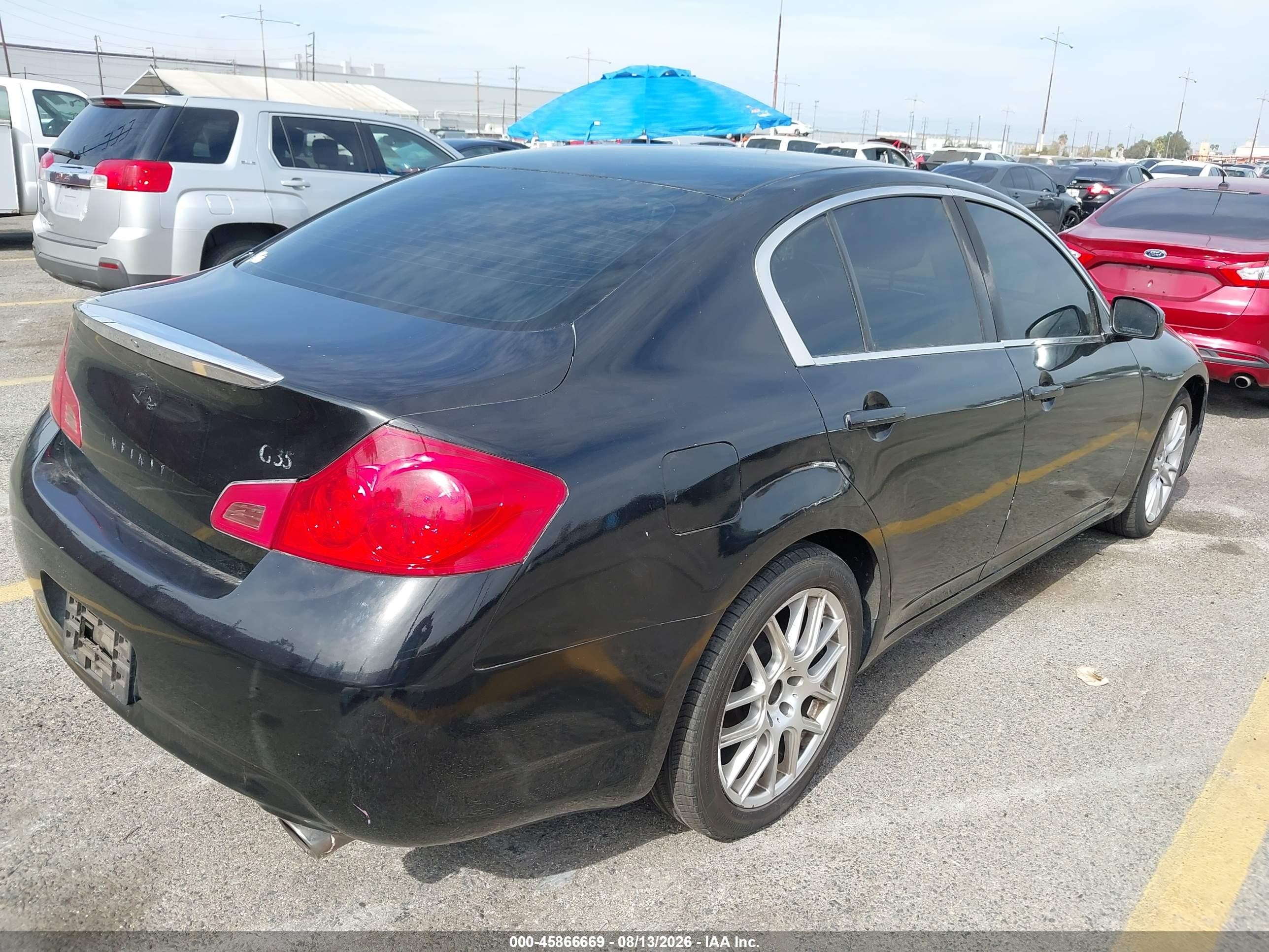 2007 Infiniti G35 Journey Black vin: JNKBV61E57M716076