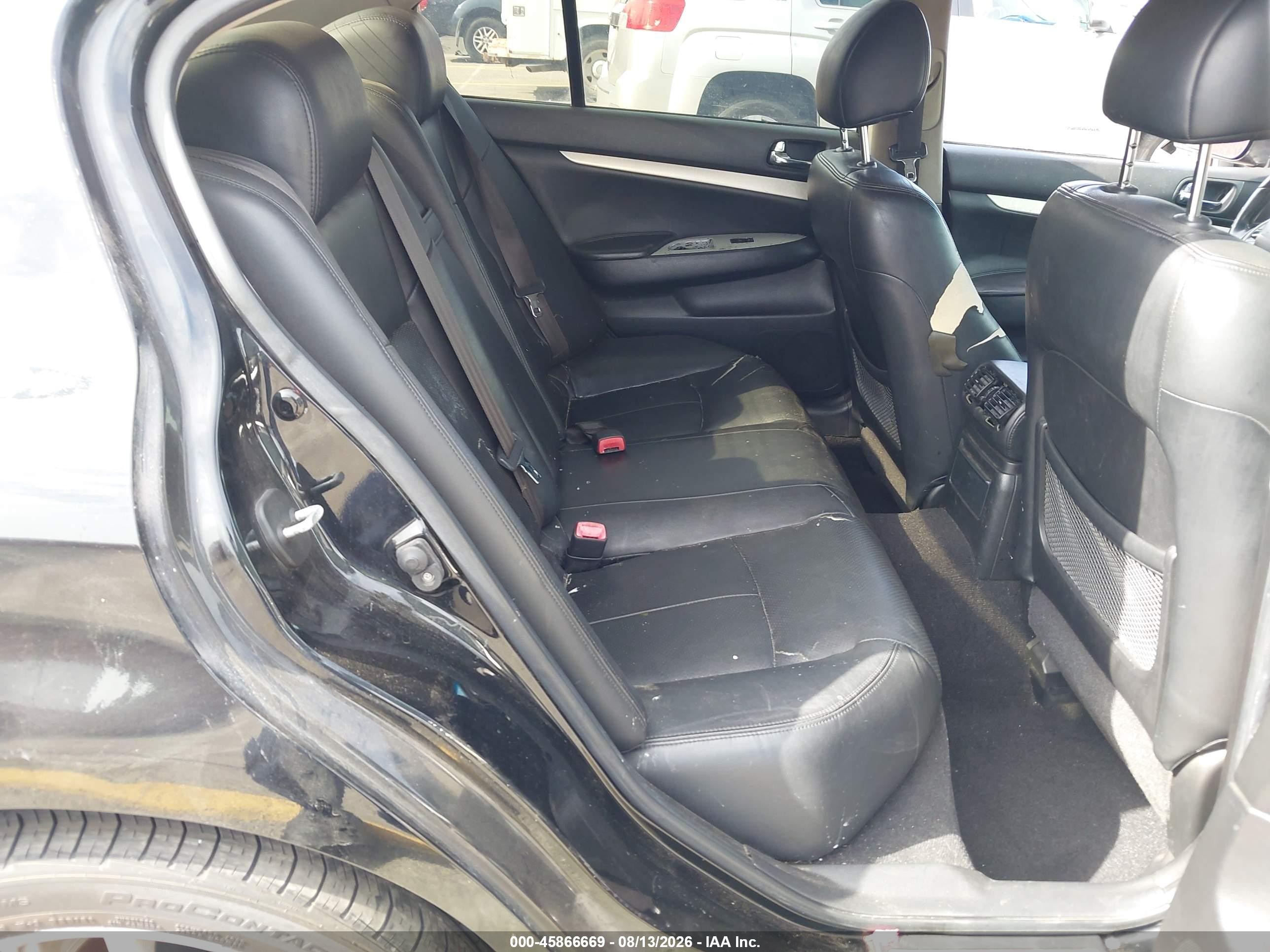 2007 Infiniti G35 Journey Black vin: JNKBV61E57M716076