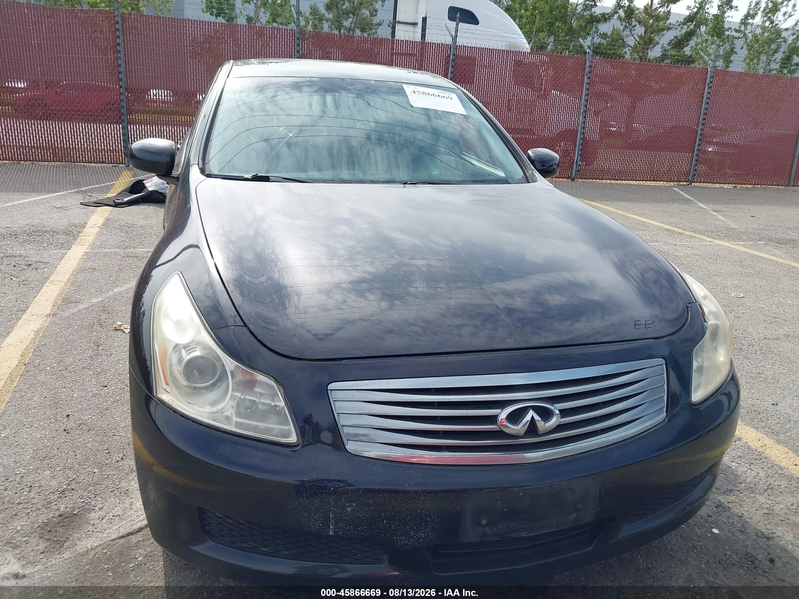 2007 Infiniti G35 Journey Black vin: JNKBV61E57M716076