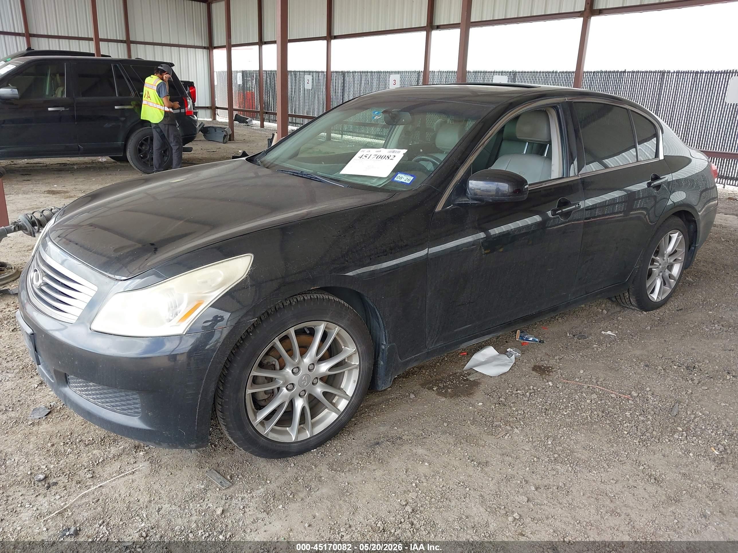 2007 Infiniti G35 Journey Черный vin: JNKBV61E57M727689