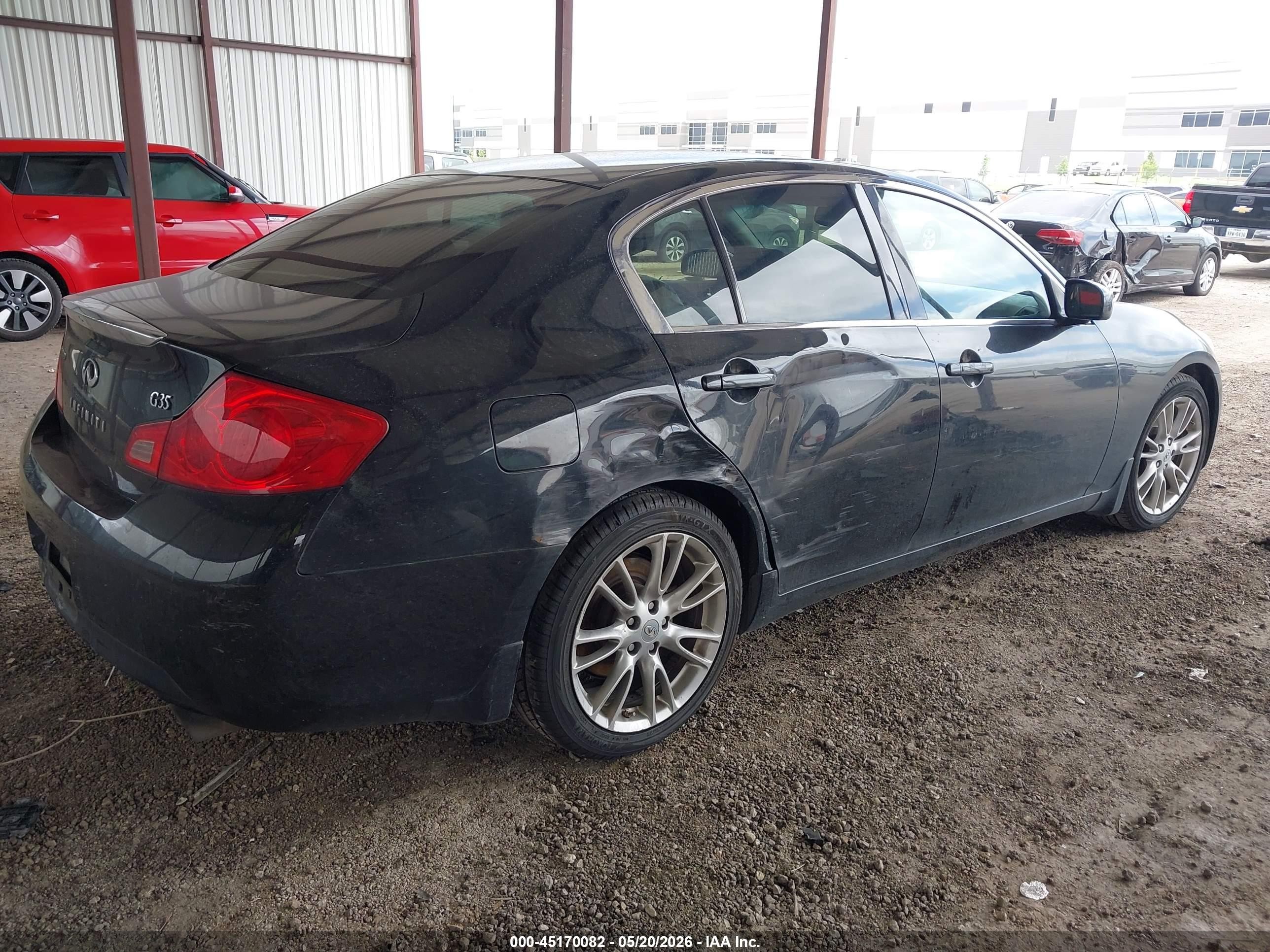 2007 Infiniti G35 Journey Черный vin: JNKBV61E57M727689